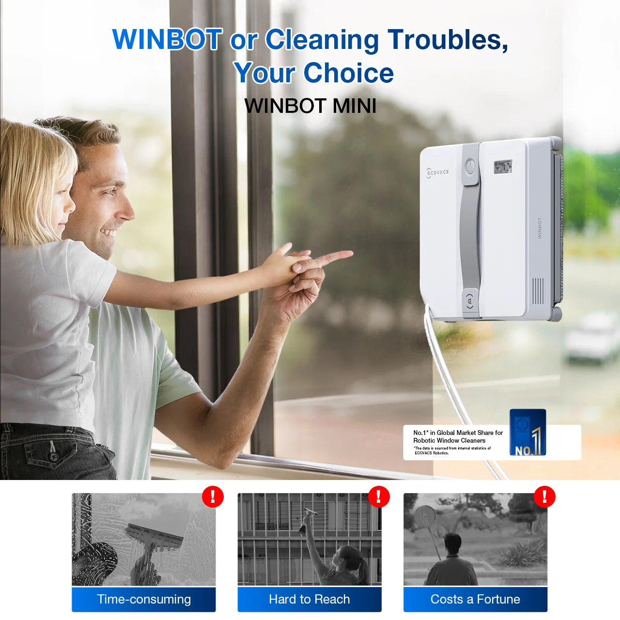 WINBOT MINI Automated Window Cleaner