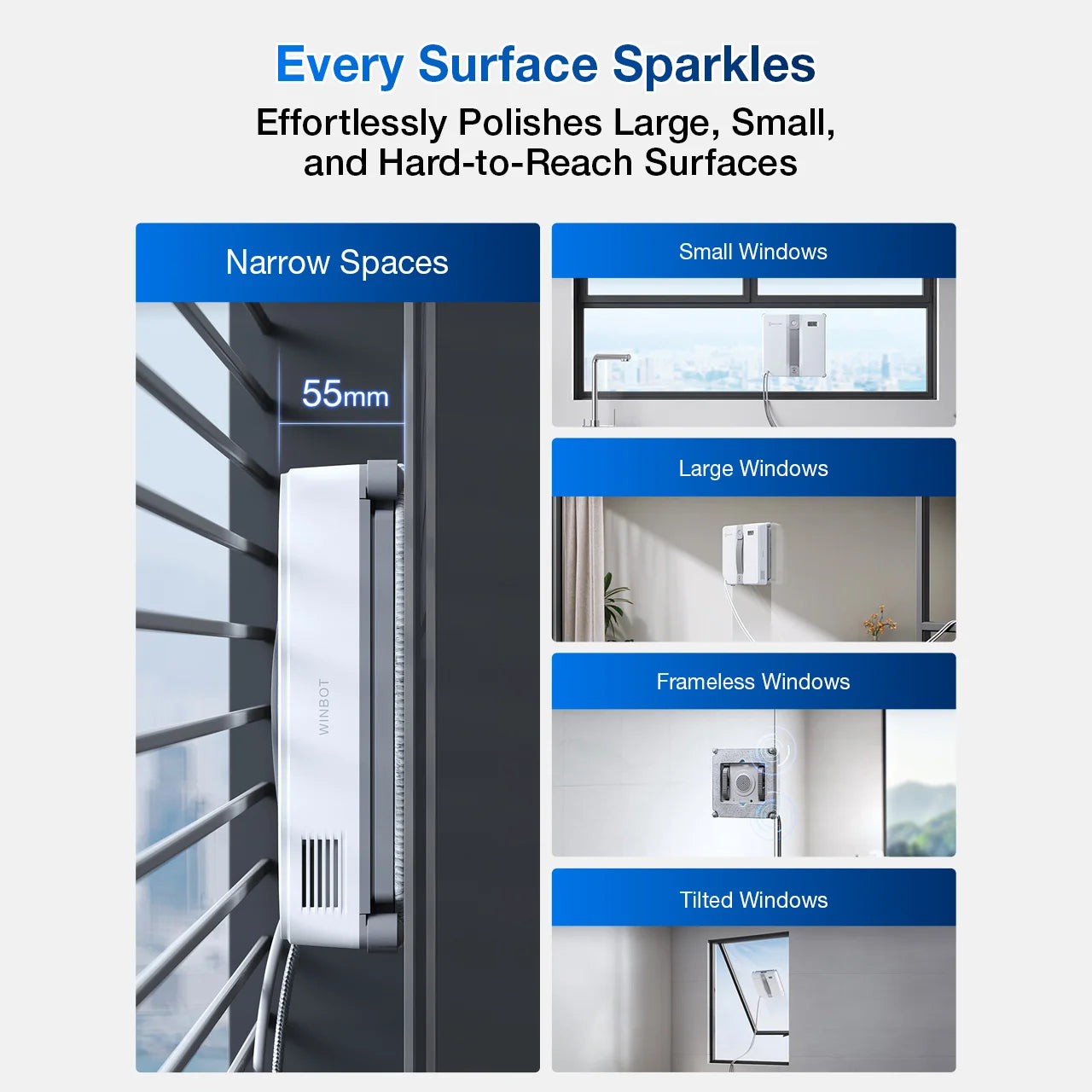 WINBOT MINI Automated Window Cleaner