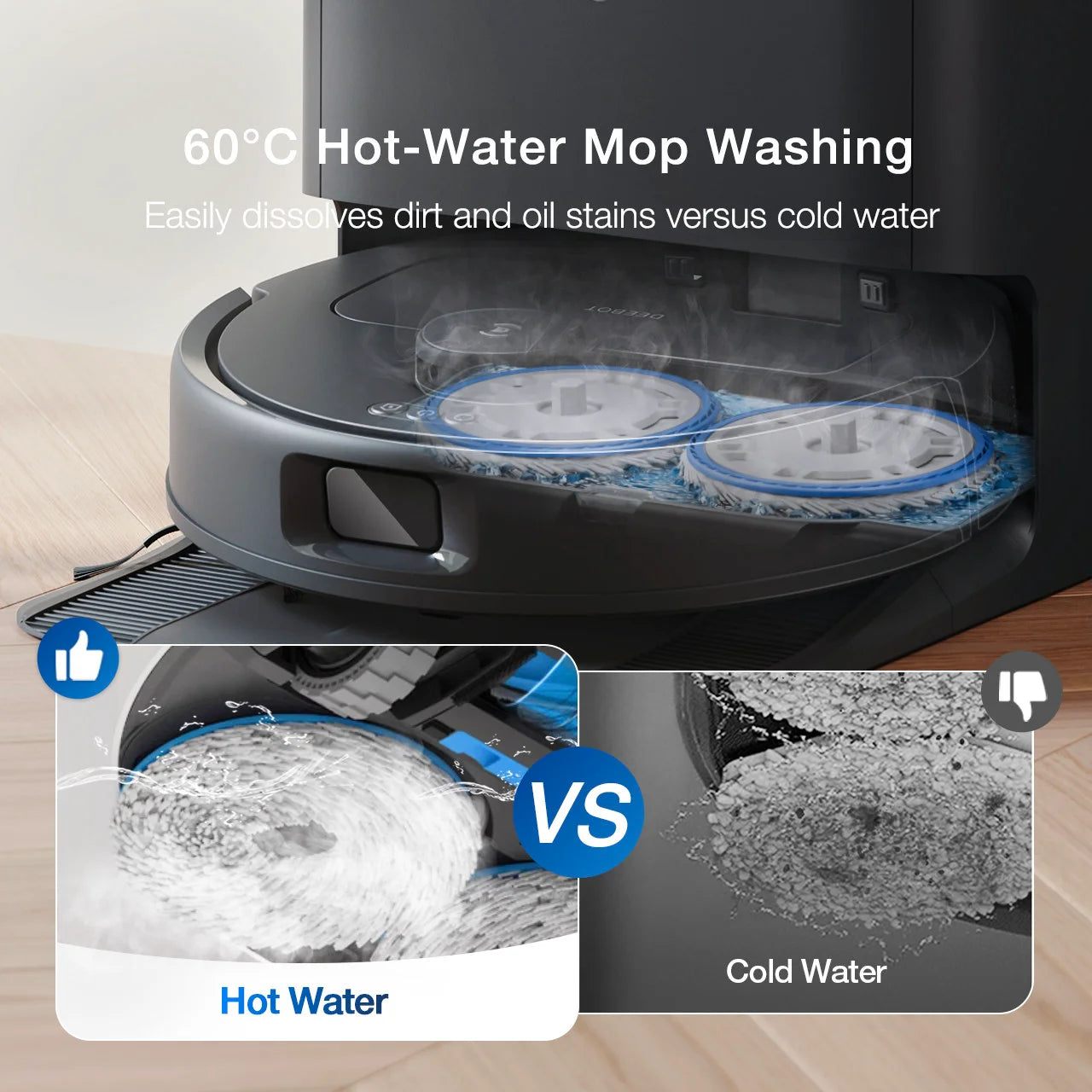 ECOVACS N30 PRO OMNI Robot Vacuum & Spinning Mop