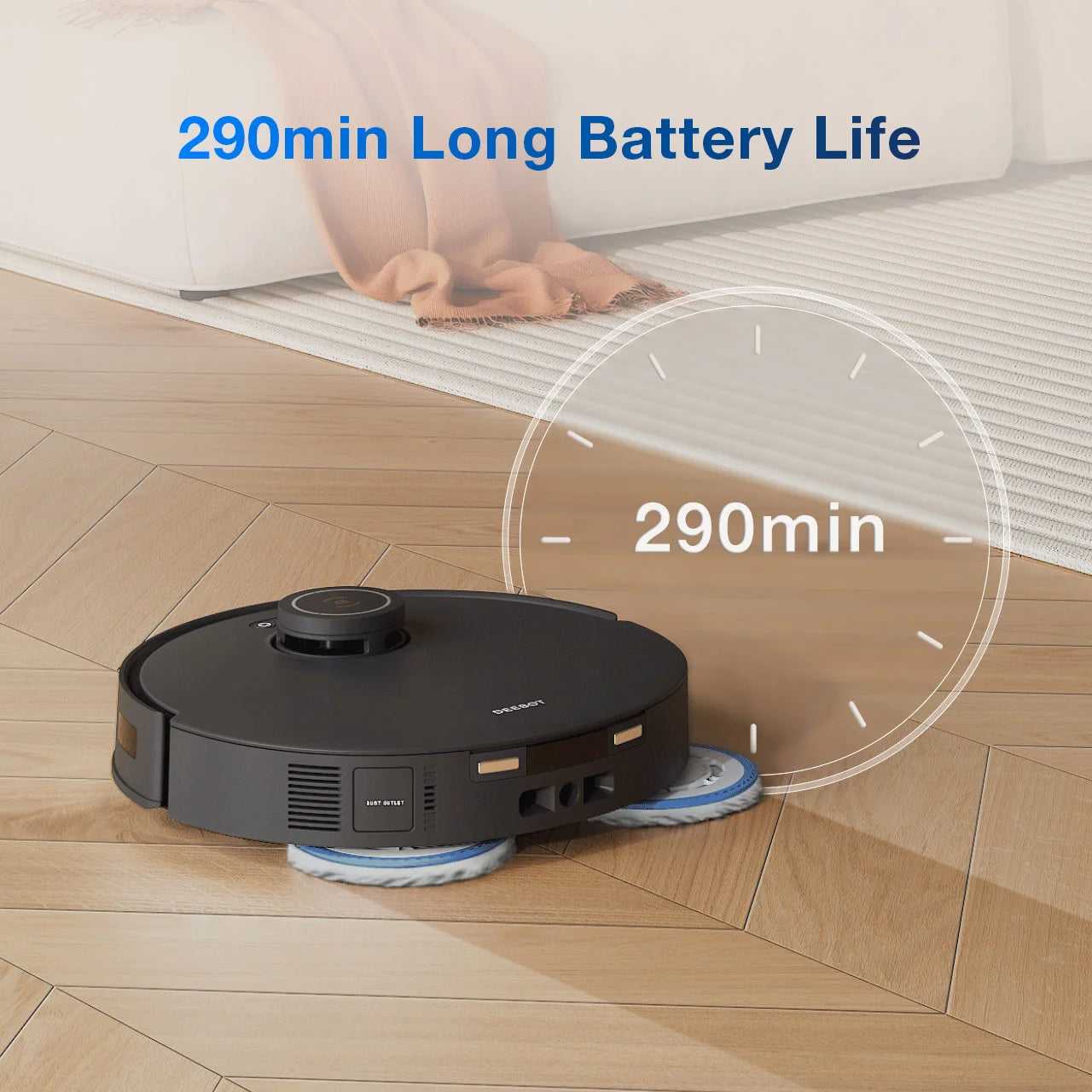 ECOVACS DEEBOT T30S PRO Robot Vacuum and Mop