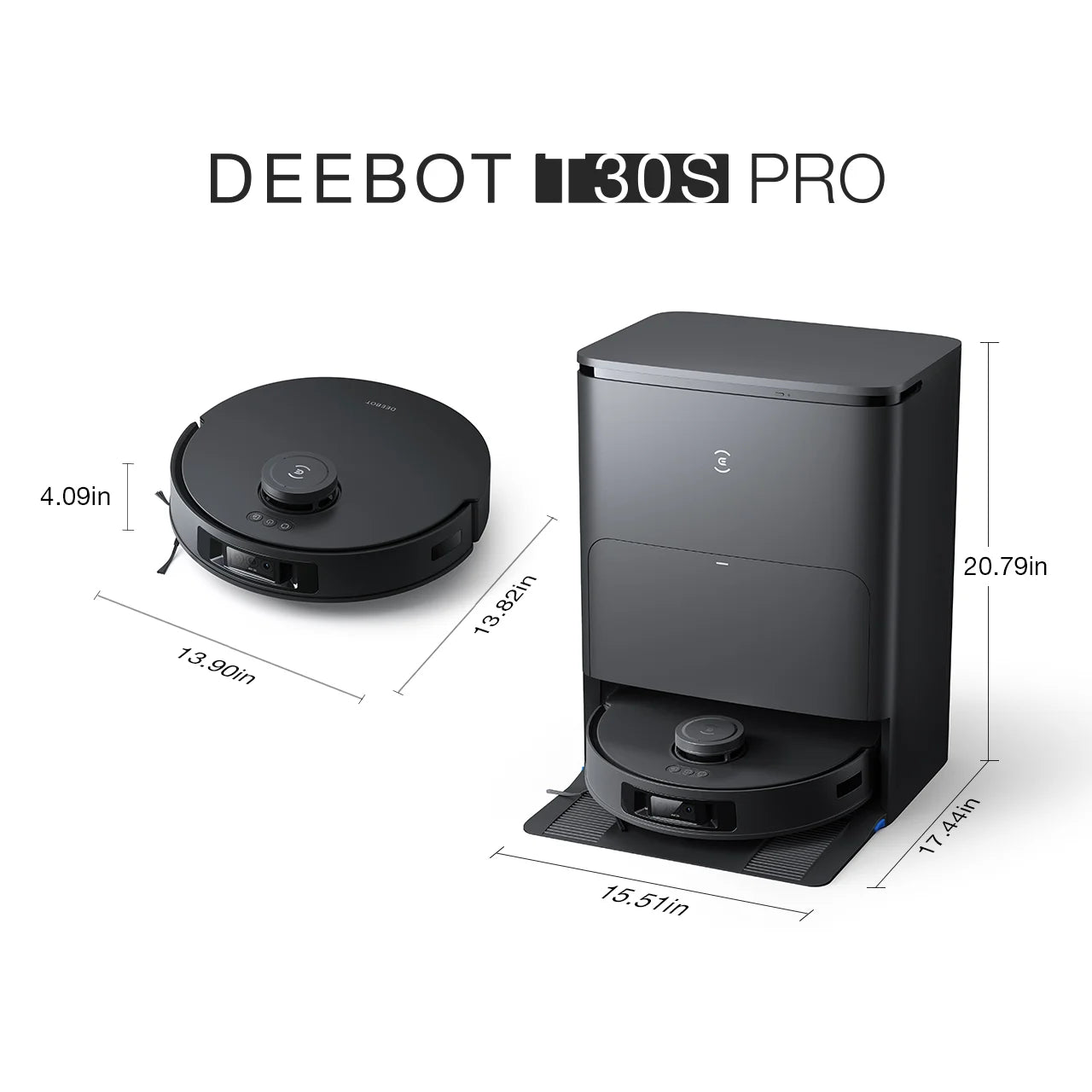 ECOVACS DEEBOT T30S PRO Robot Vacuum and Mop