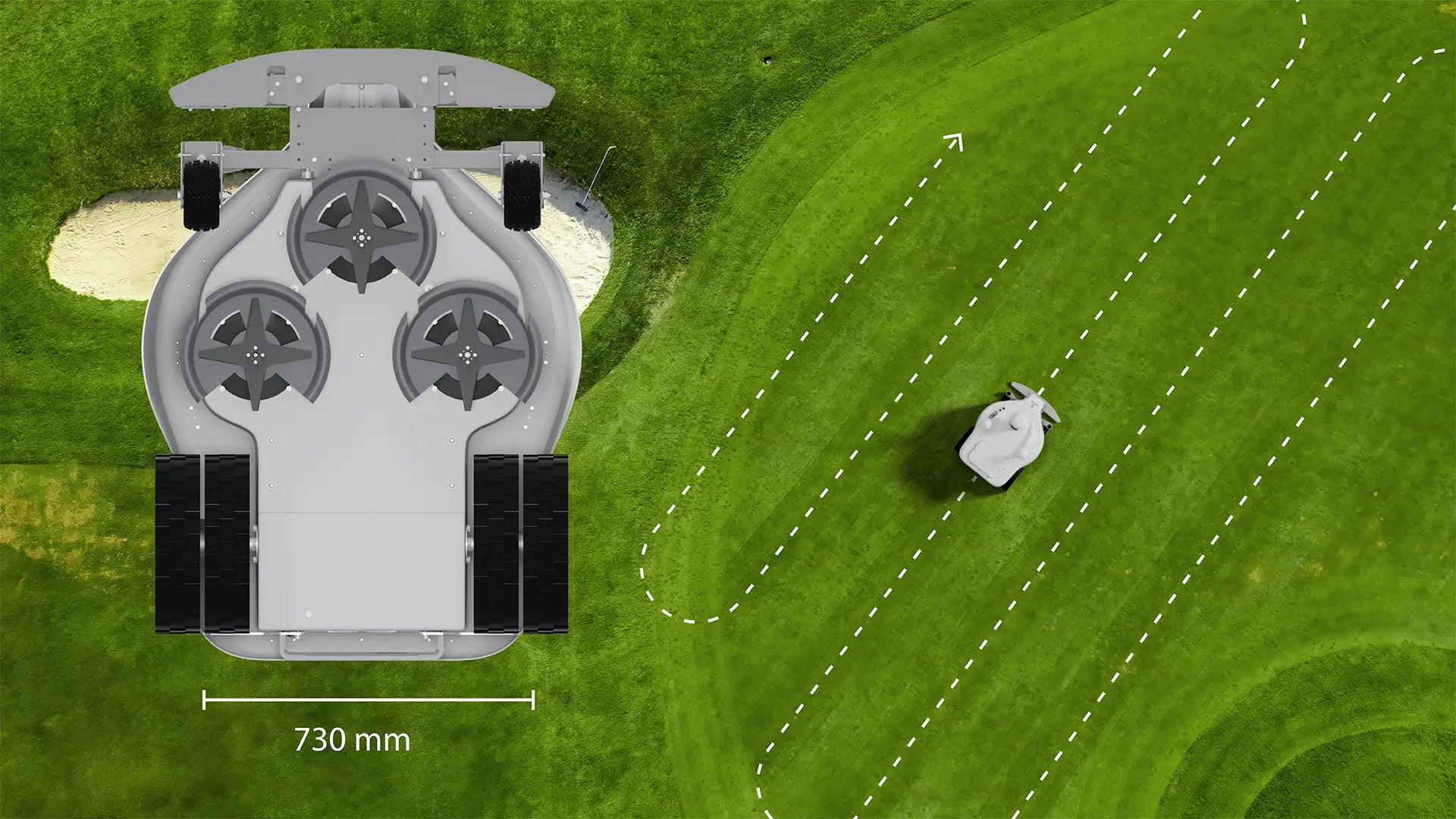 FJDynamics Titan Commercial Robotic Lawn Mower