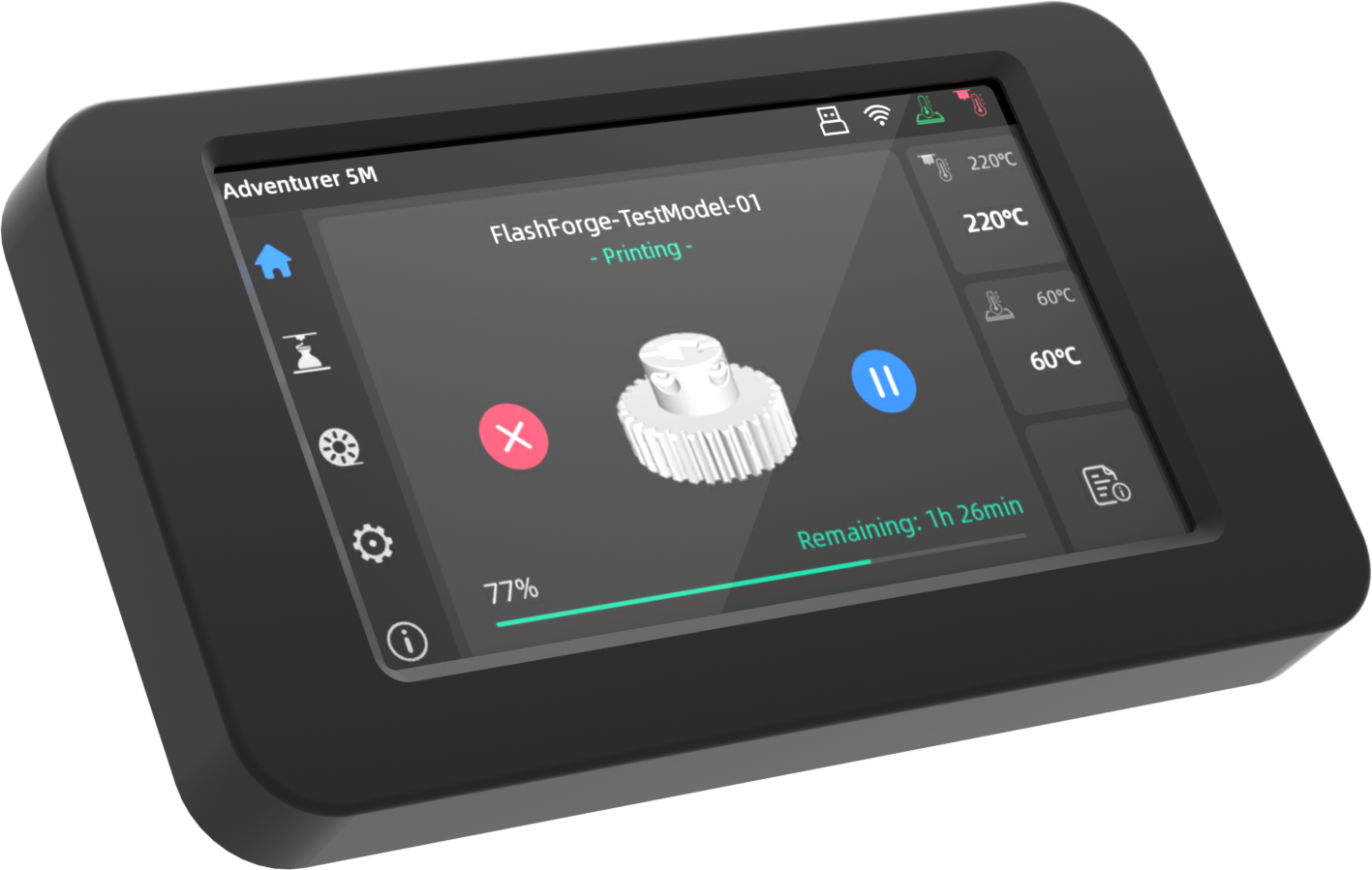 Touch Screen Assembly for Adventurer 5M