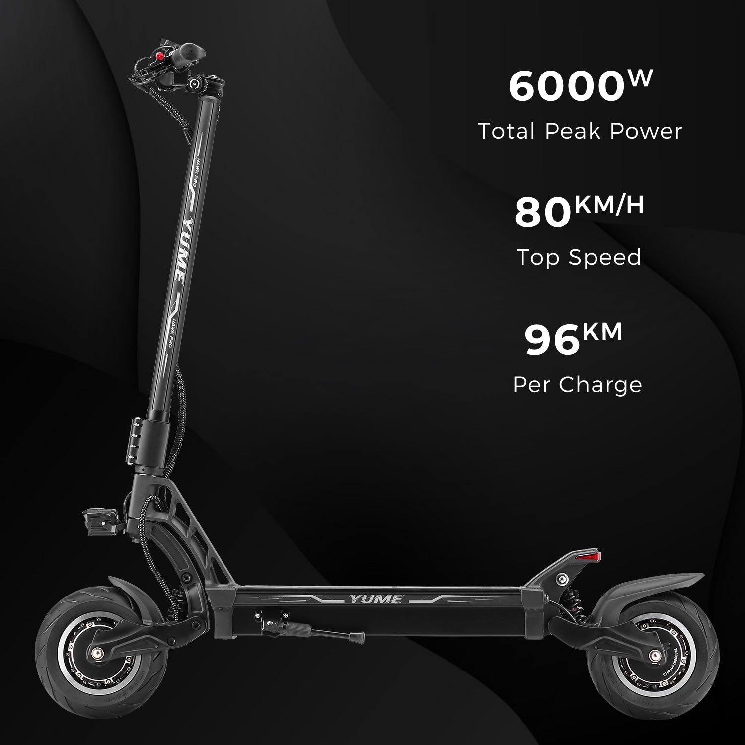 YUME Hawk Pro Wide 6000W Electric Scooter