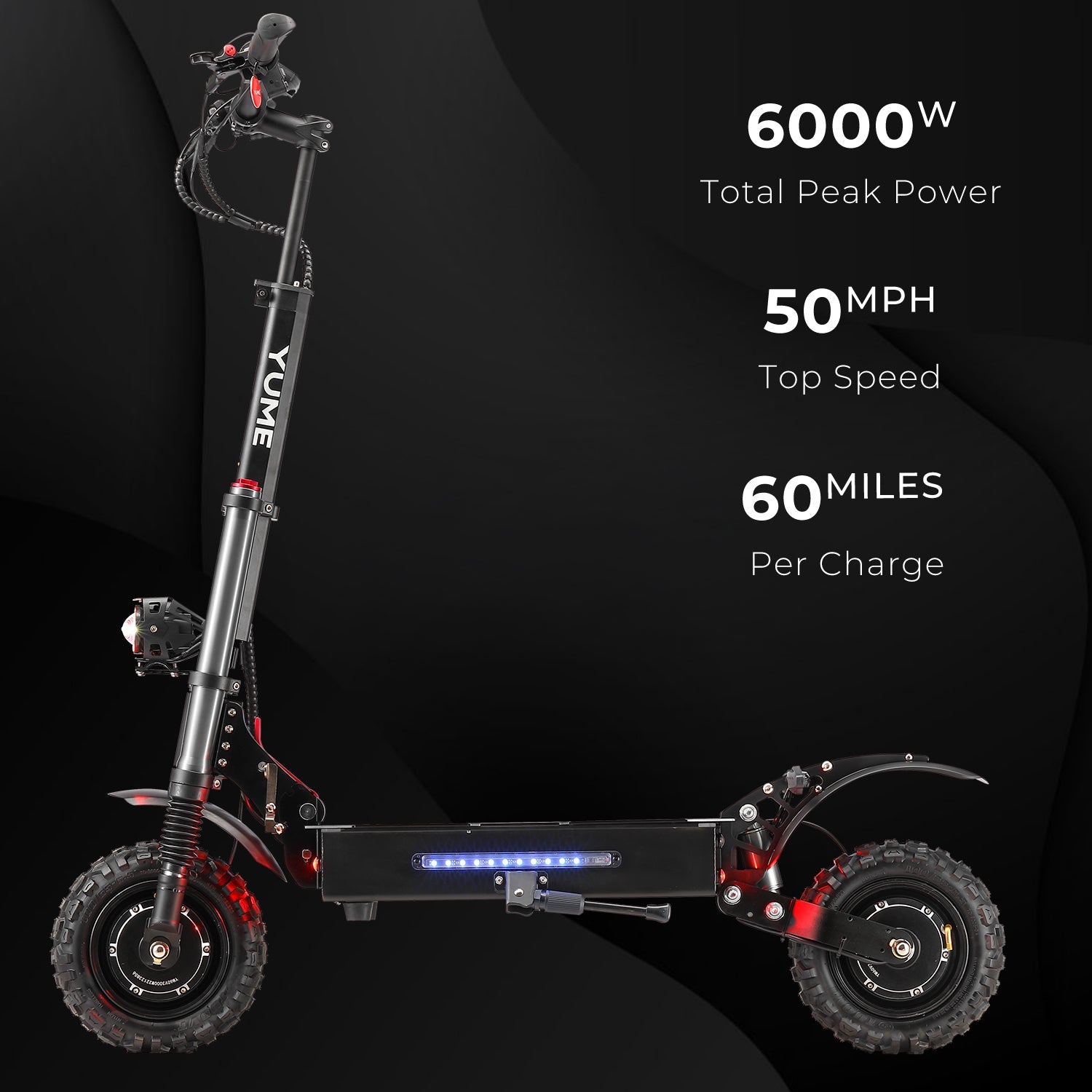YUME Y11+ Electric Scooter - Dual Motor
