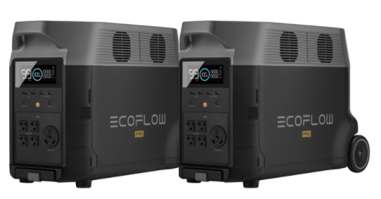 EcoFlow DELTA Pro Bundle – 2 Units w/ Double Voltage Hub