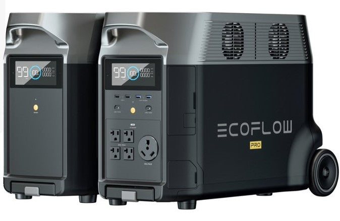 EcoFlow Delta Pro Portable Power Station w/ Delta Pro Smart Extra Battery