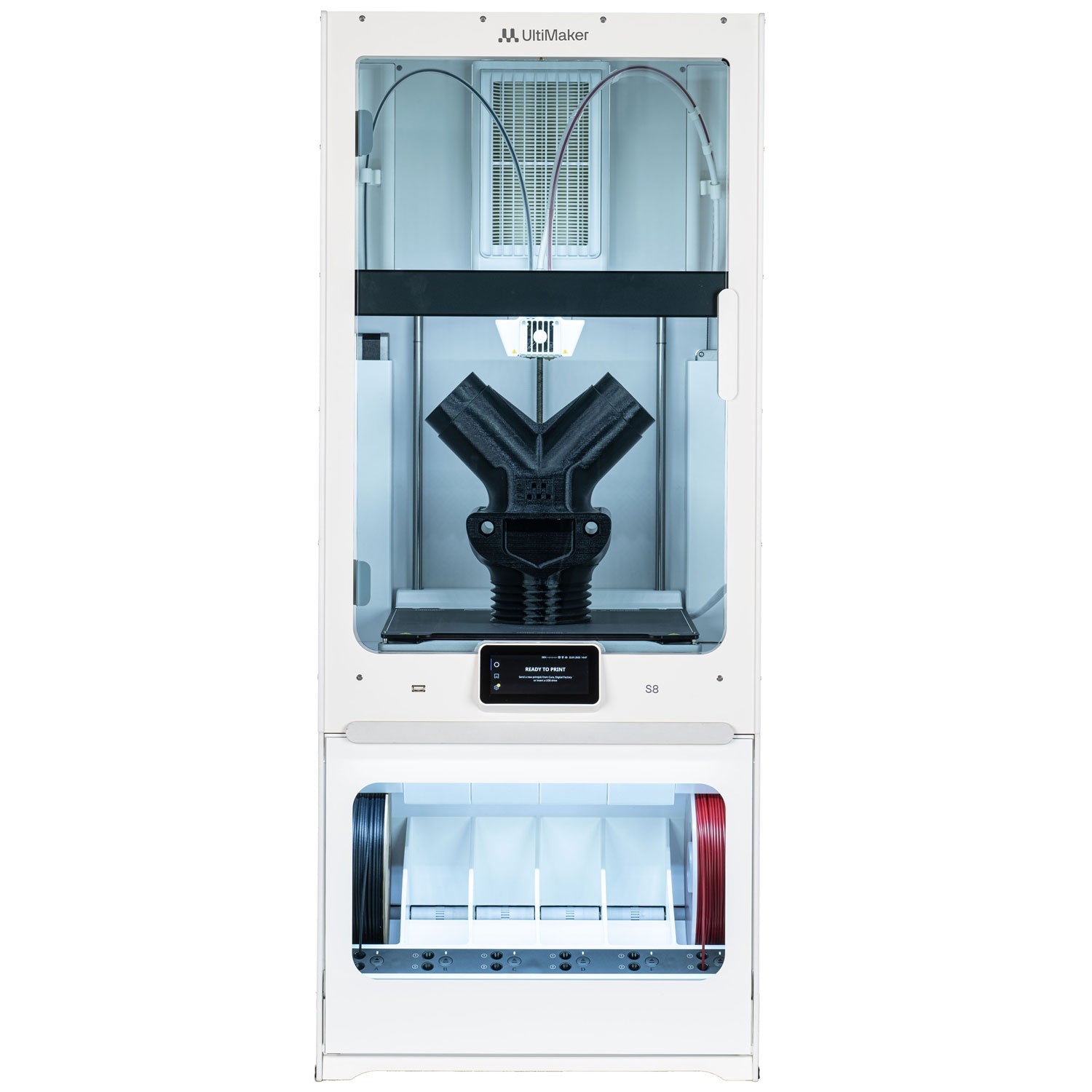 UltiMaker S8 3D Printer + UltiMaker Material Handling Station