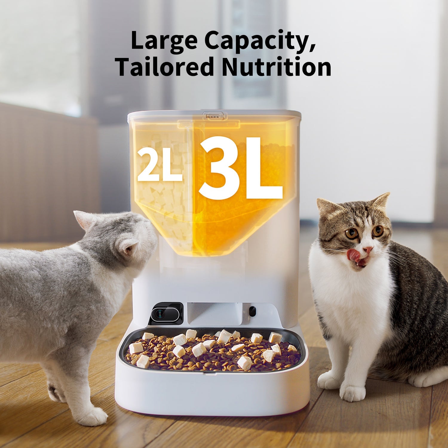 YumShare Dual-hopper Automatic Feeder with Camera
