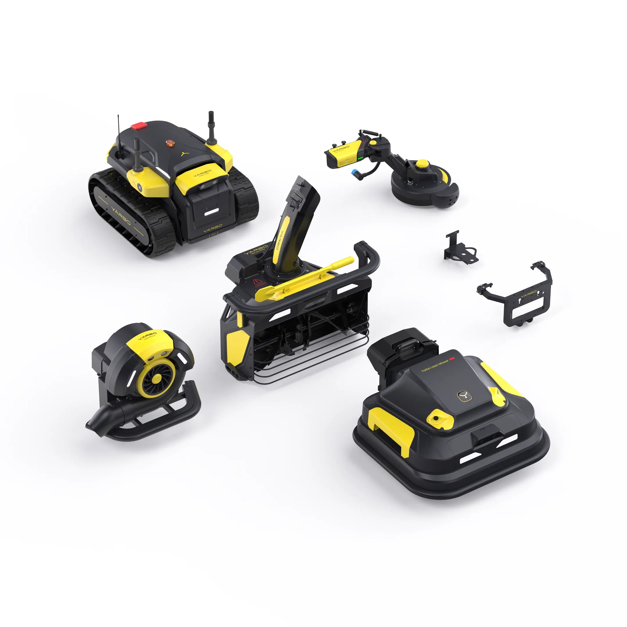 Yarbo New 4-in-1 Bundle | Lawn Mower Pro + Snow Blower + Blower + Trimmer Package