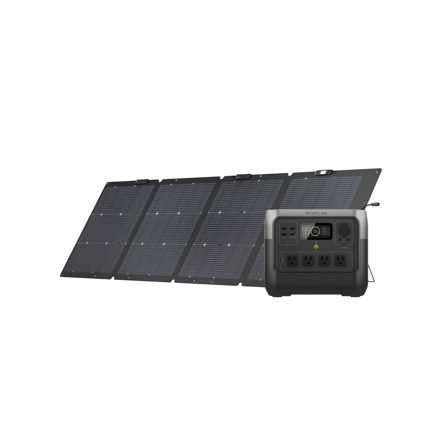 EcoFlow RIVER 2 Pro w/ 220W Portable Solar Panel
