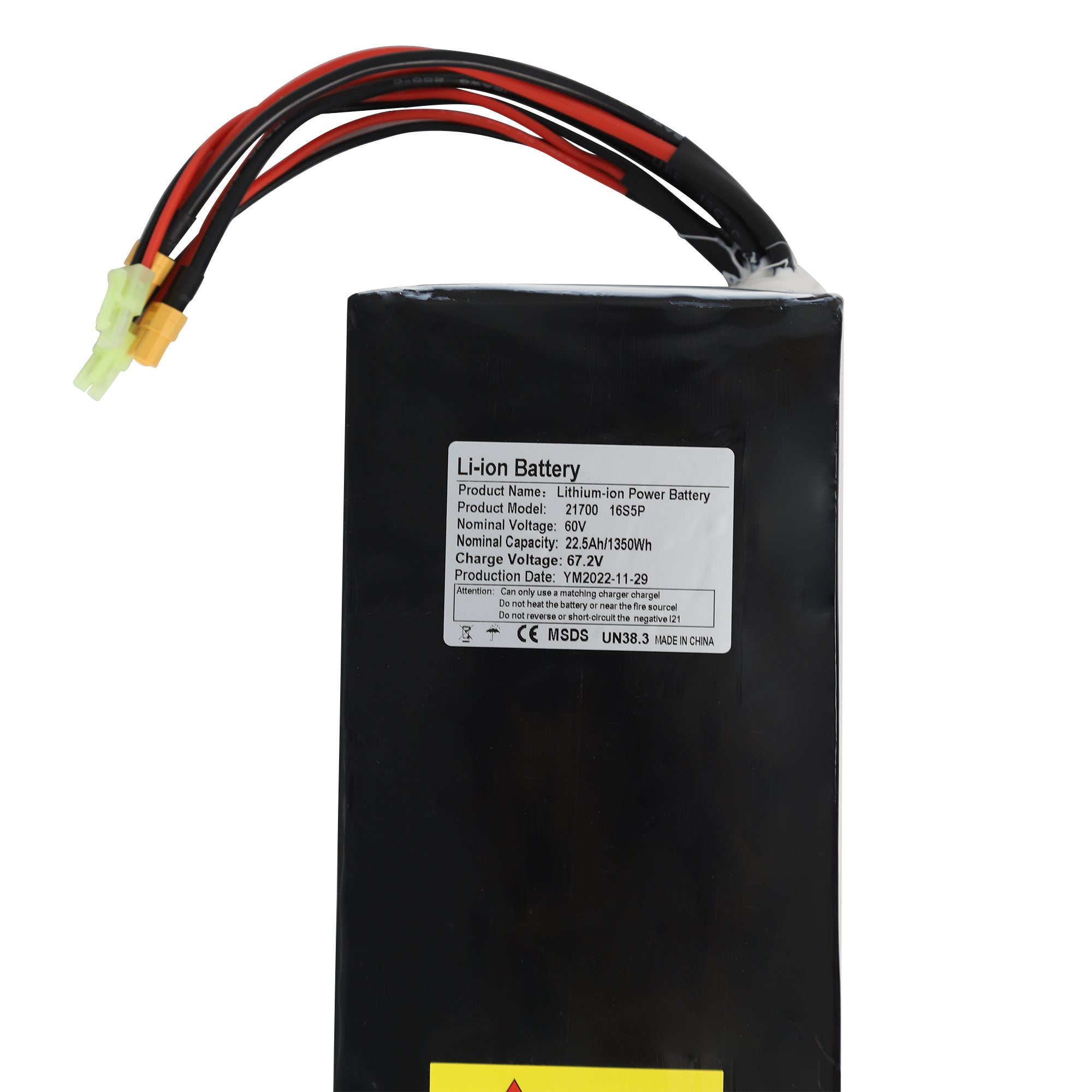 Standard Battery 60V 22.5AH Hawk&M10 / Samsung Battery 60V 25AH Hawk