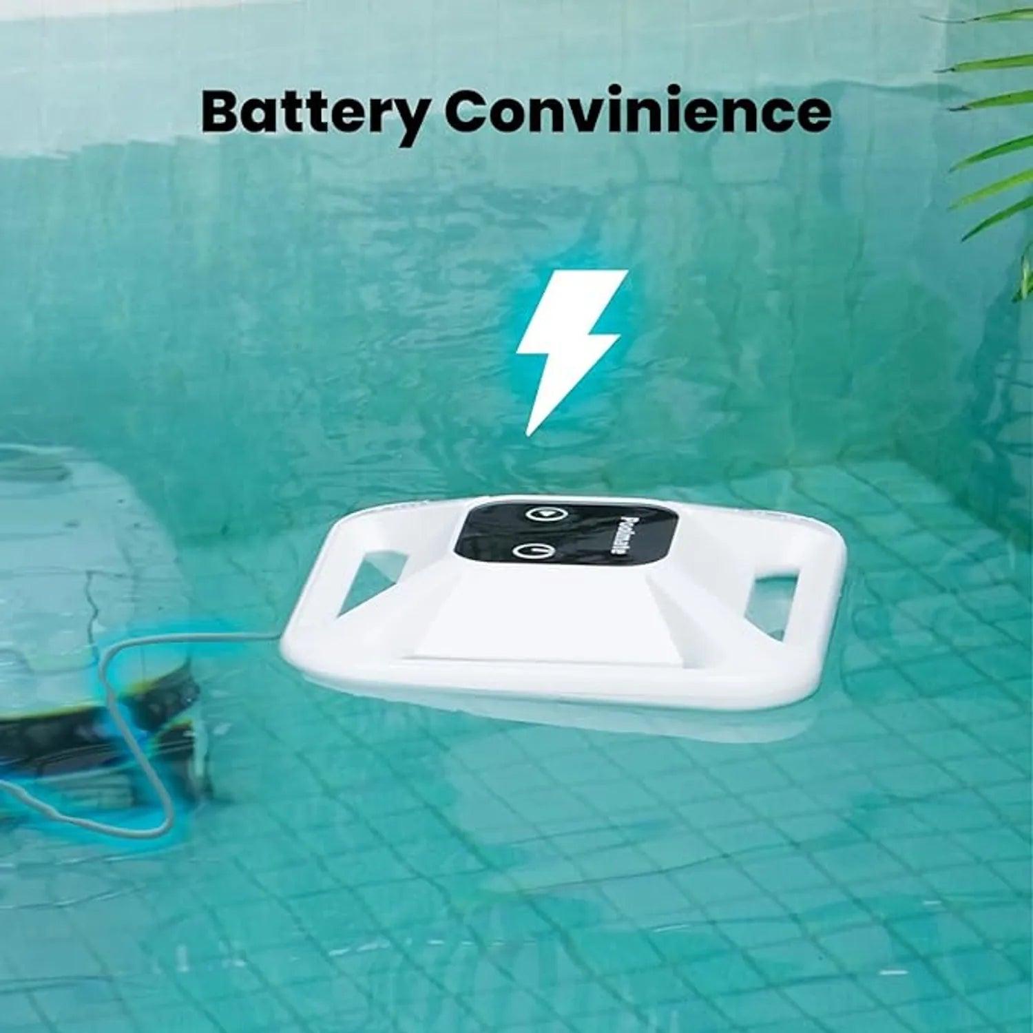 Poolmate Hydro 4 Cordless Robotic Pool Cleaner Battery Mode