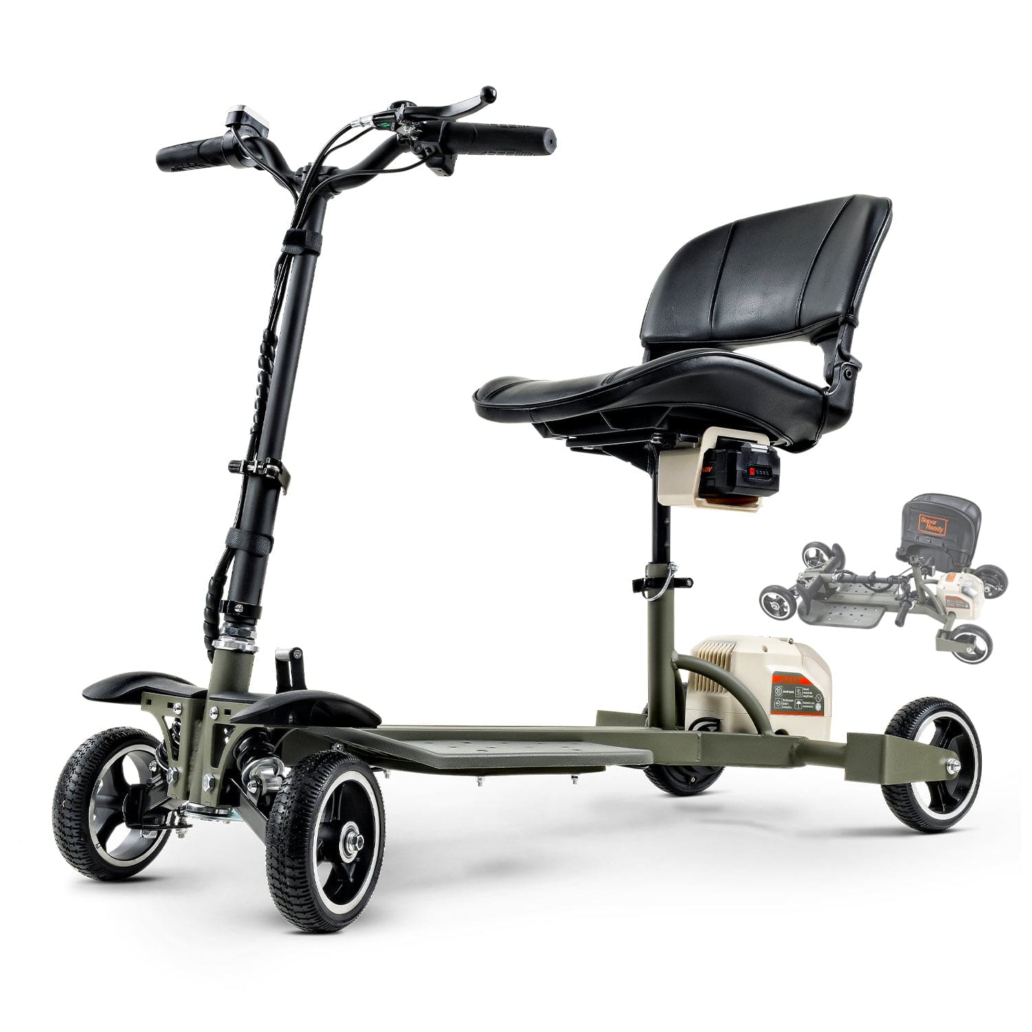 SuperHandy Passport Pro Scooter – 48V Li-Ion, 330lb Load, Foldable