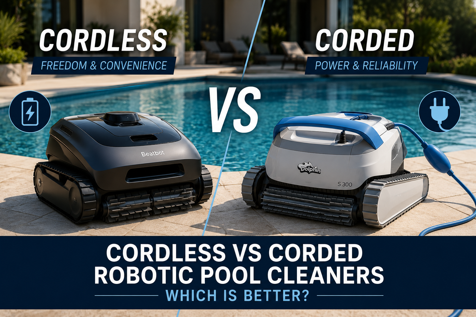 Cordless vs Corded Robotic Pool Cleaners: Which Is Better?