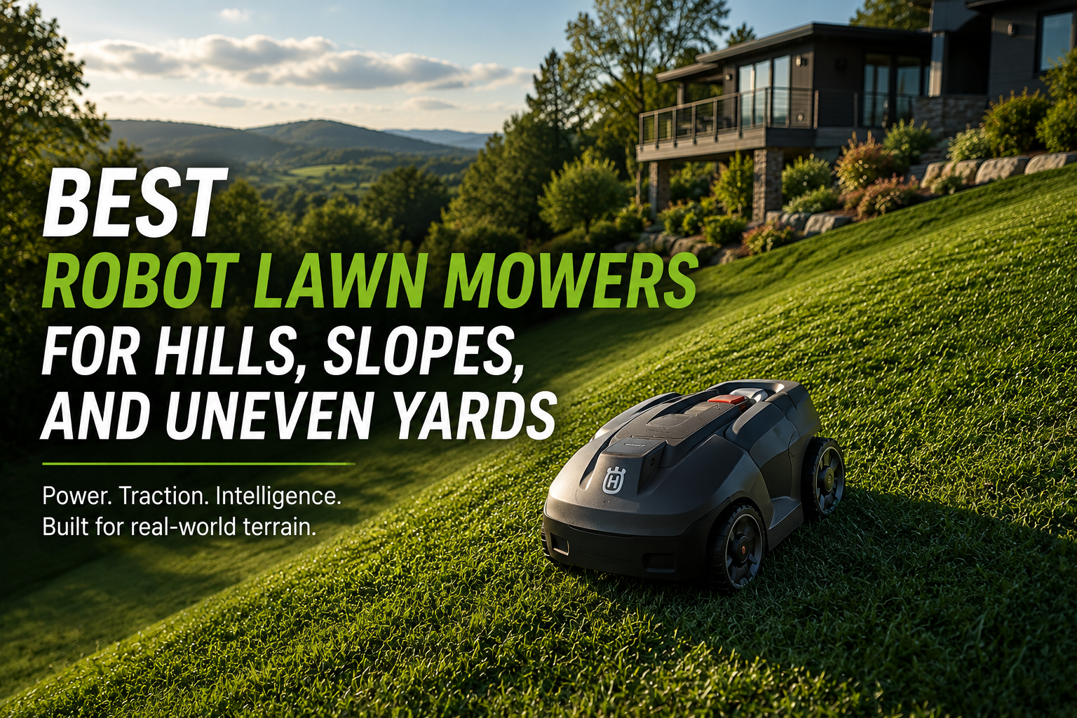 Best robot lawn mower for hills and slopes