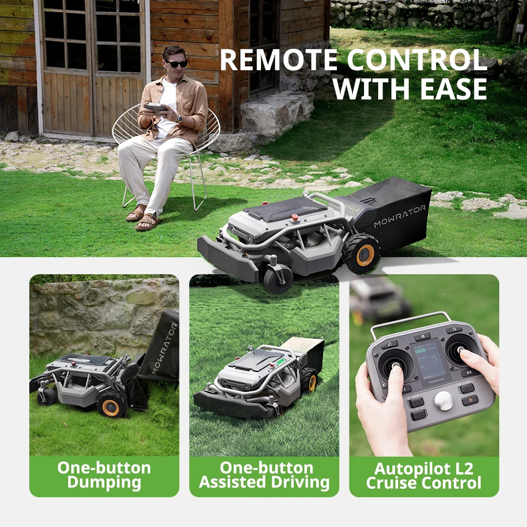 Mowrator S1 Remote Control Lawn Mower 2WD ZM-LMS121-2WD