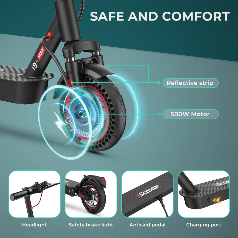 iScooter i9 Max Electric Scooter for Adults