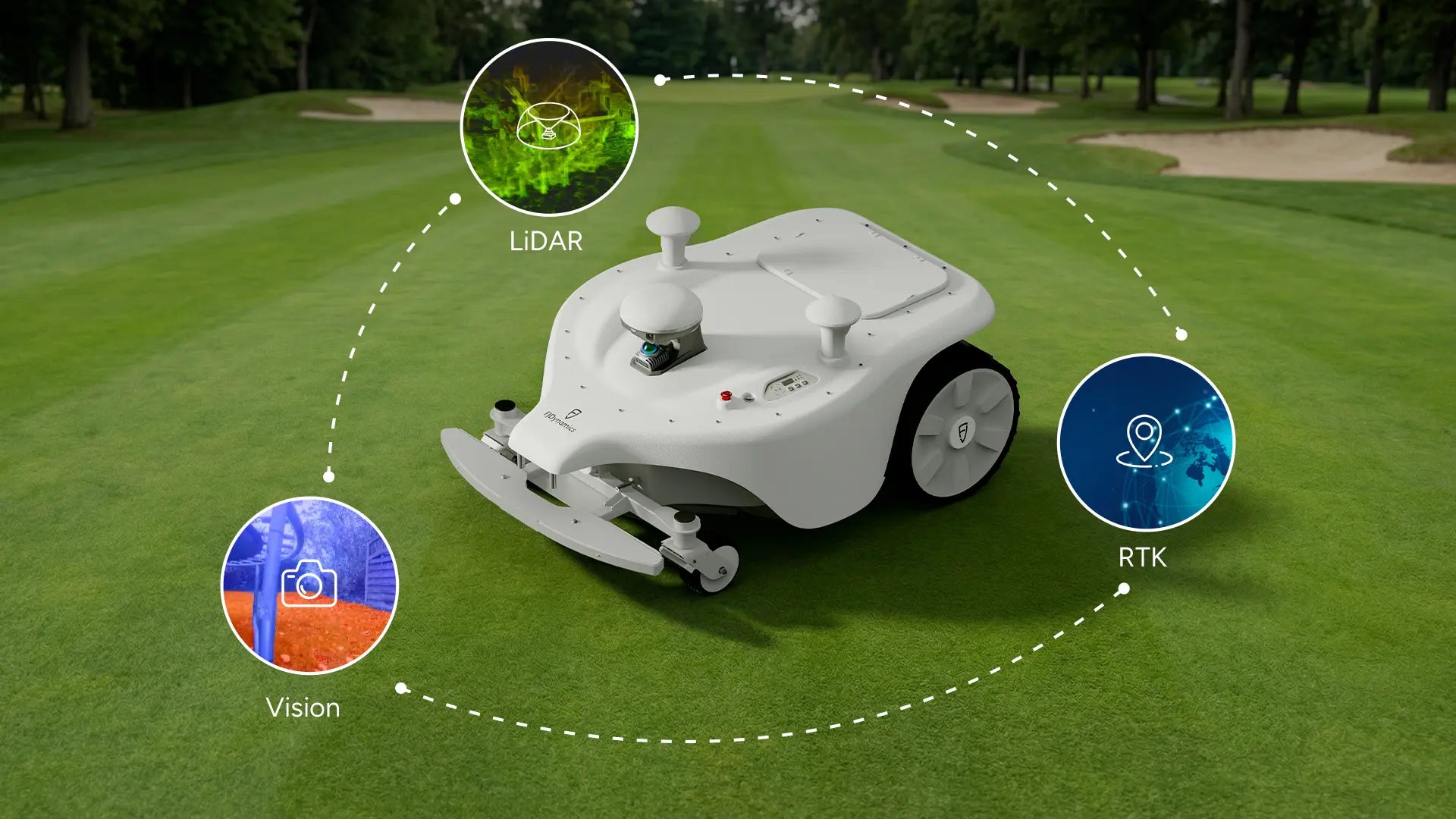 FJDynamics Titan Commercial Robotic Lawn Mower