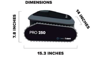 BWT Advanced Pro Line 250 WiFi Connected Robotic Cleaner | 60' Cord Length | BWTRURNNOYRS2P70