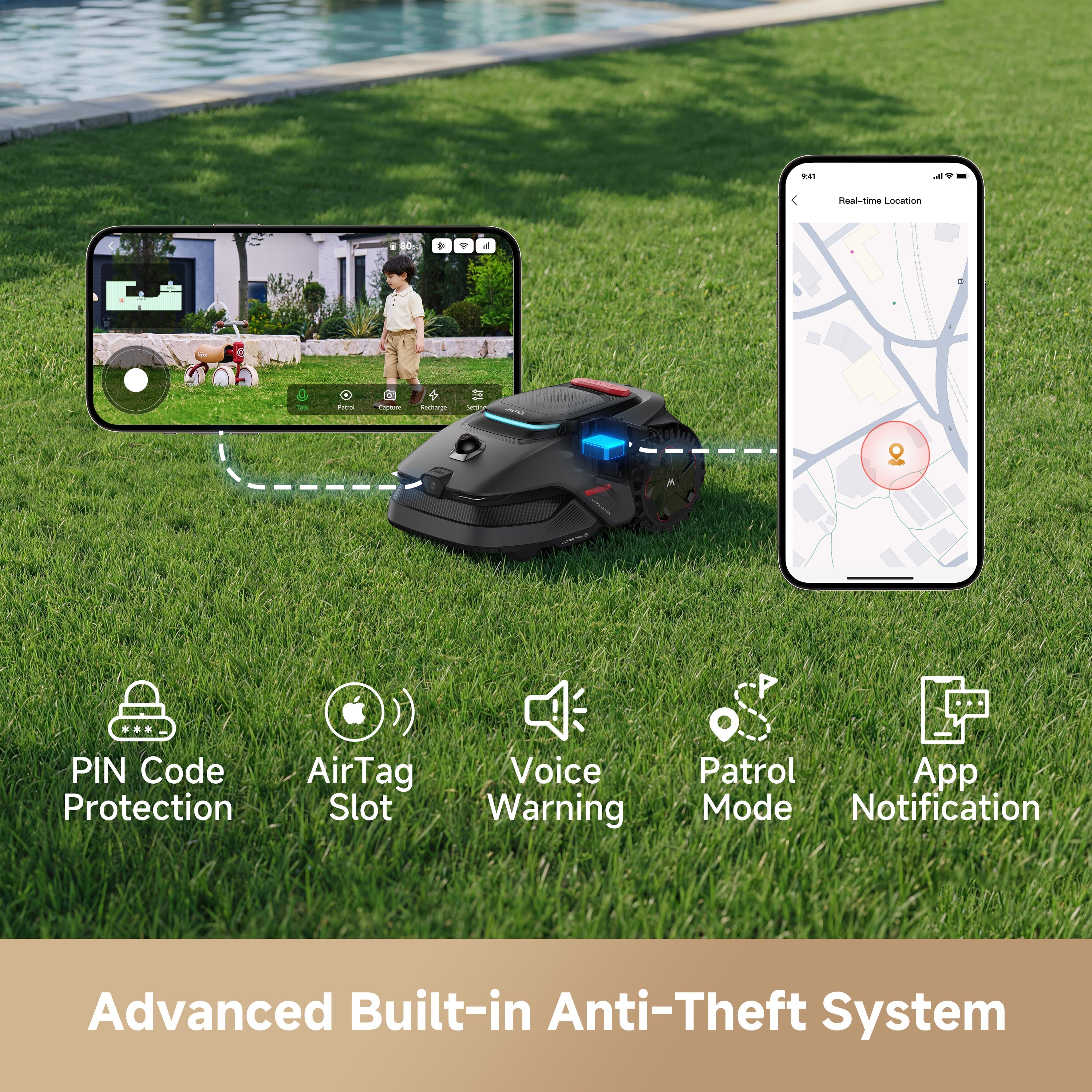 MOVA LIDAX Ultra 2000 Robotic Lawn Mower | 0.5 acre
