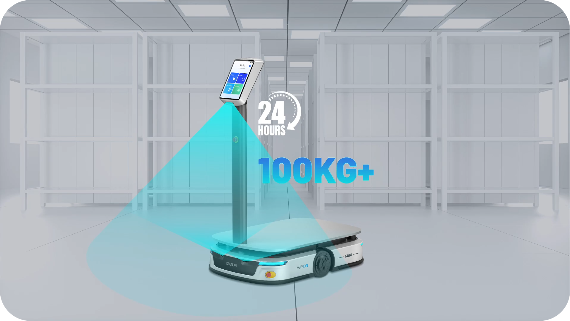 Keenon CourierBot S100 Heavy-Duty Delivery Robot