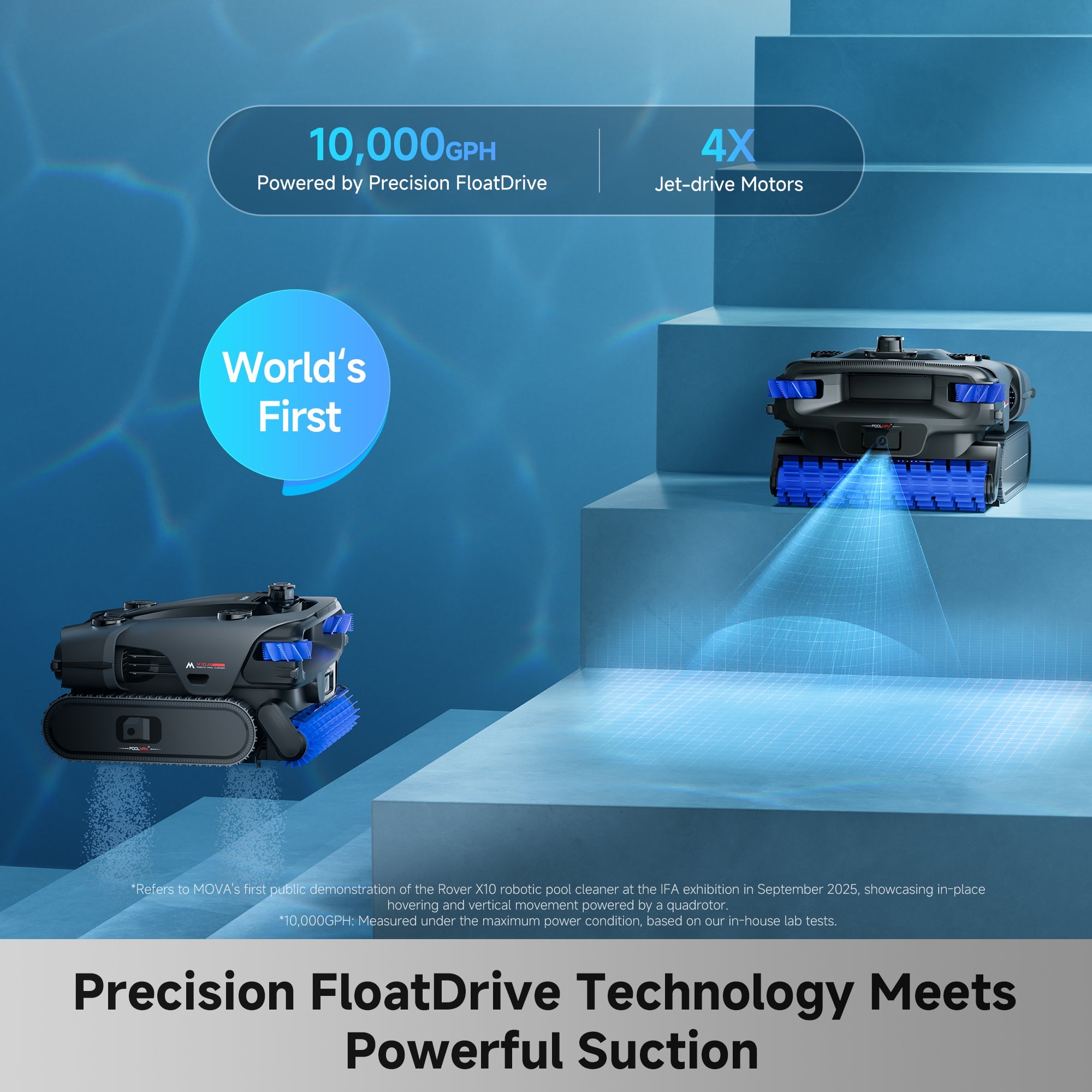 MOVA Rover X10 Robotic Pool Cleaner