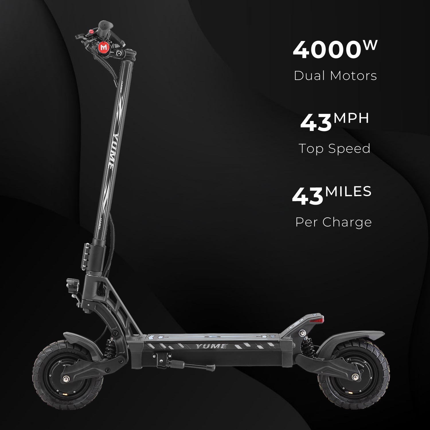 YUME Hawk 4000W Dual Motor Electric Scooter