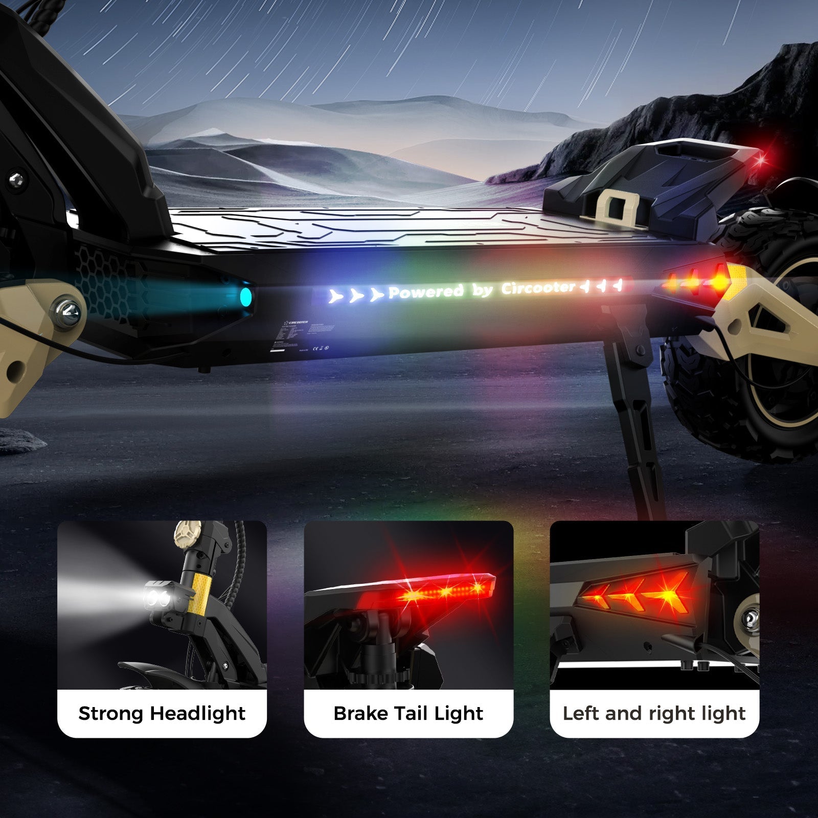 Circooter Cruiser Pro All-Terrain Electric Scooter - 2400W