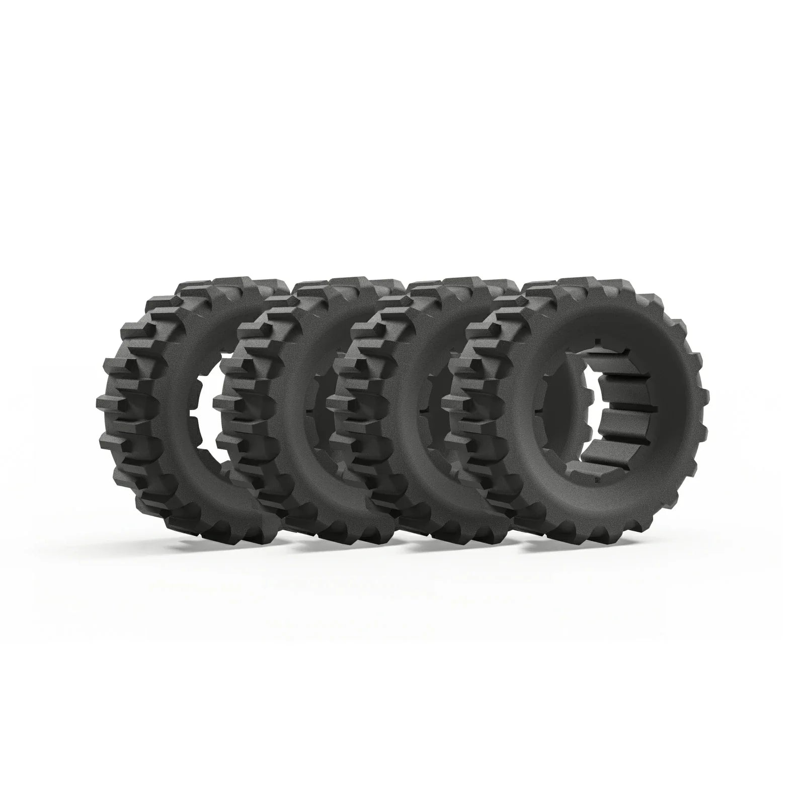 2 Pairs of Wide Wheels｜For 80% Slope