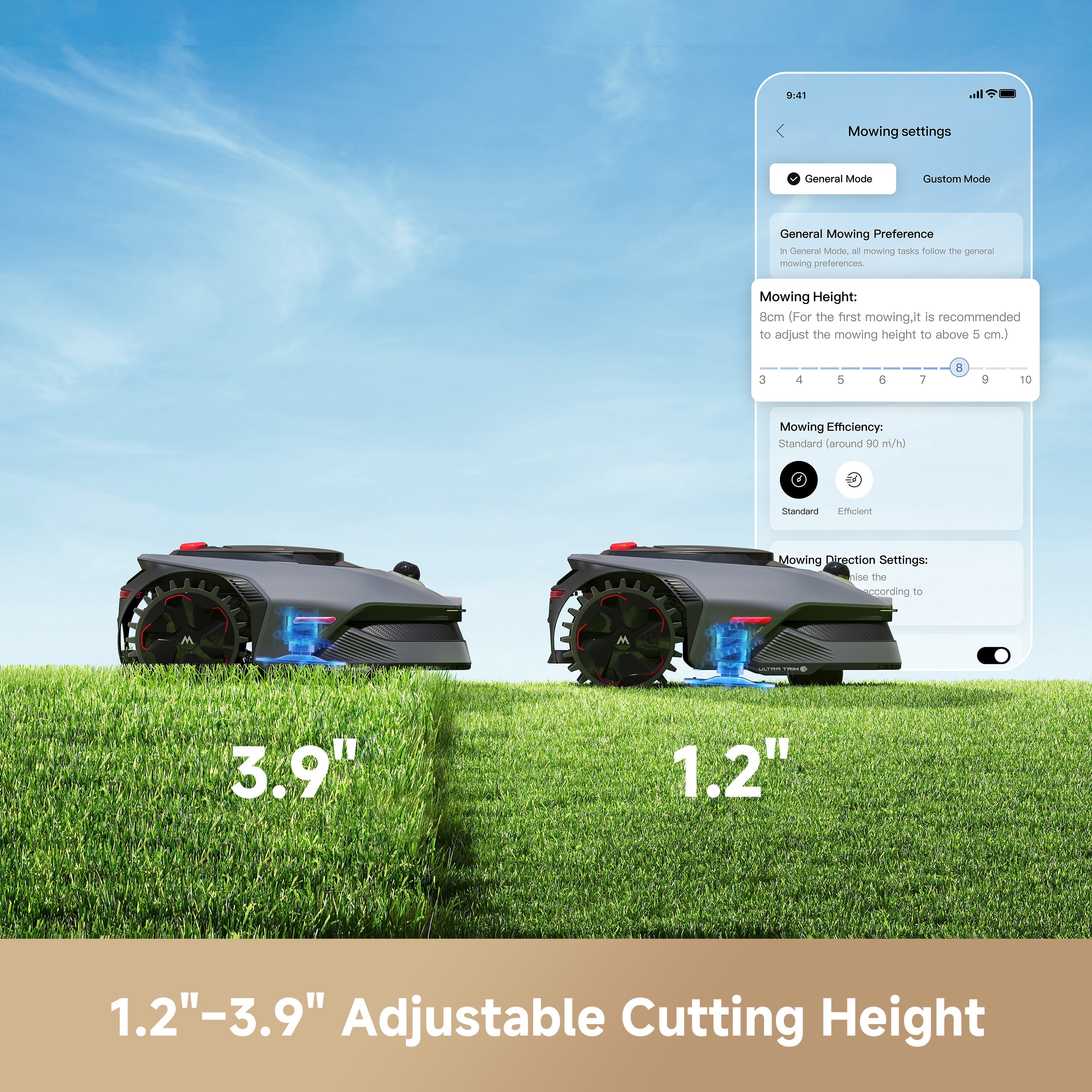 MOVA LIDAX Ultra 1000 Robotic Lawn Mower | 0.25 acre