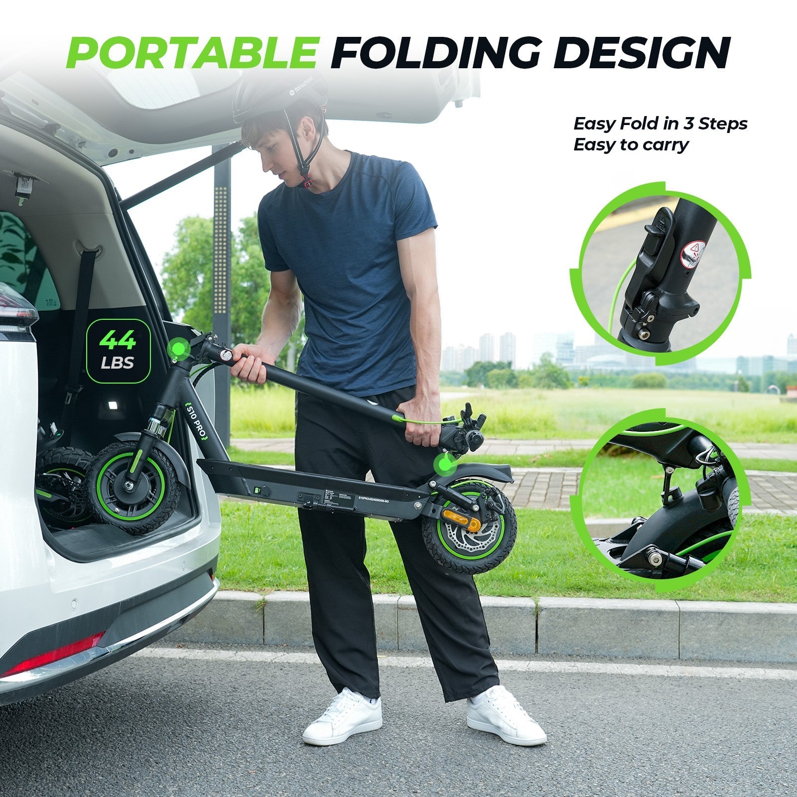isinwheel S10 Pro 800W Commuting Electric Scooter