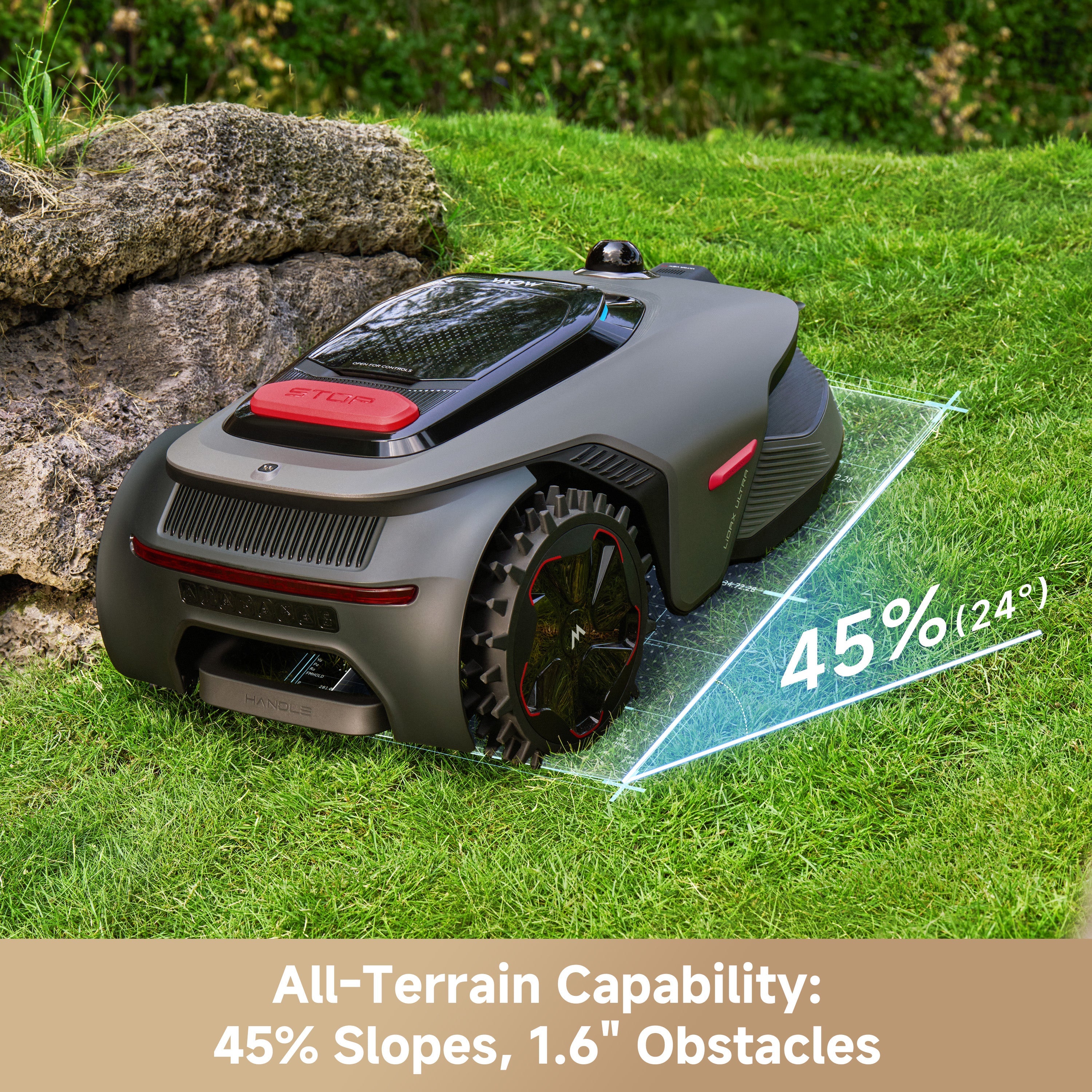 MOVA LIDAX Ultra 2000 Robotic Lawn Mower | 0.5 acre