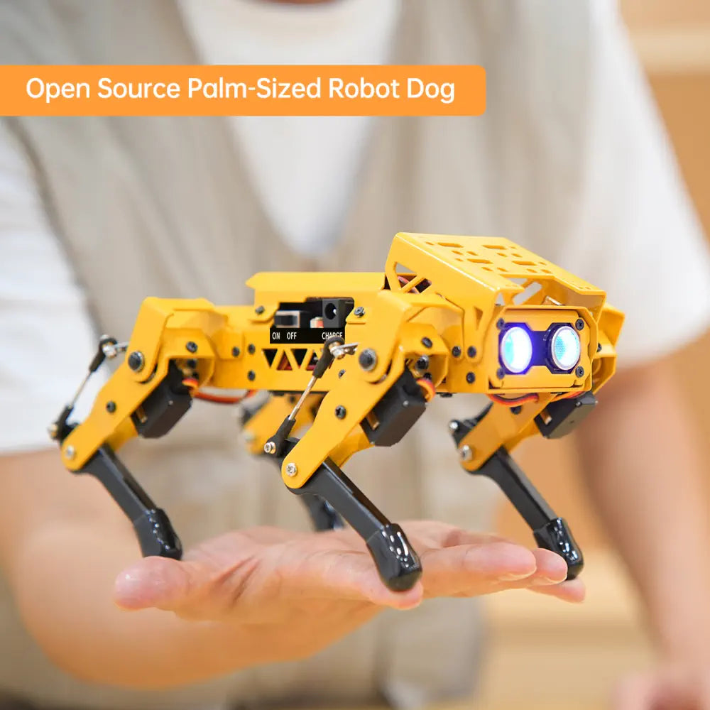 MechDog Hiwonder Open Source AI Robot Dog with ESP32 Controller, High-Speed Coreless Servos Support Scratch, Arduino, and Python - Ultimate Kit