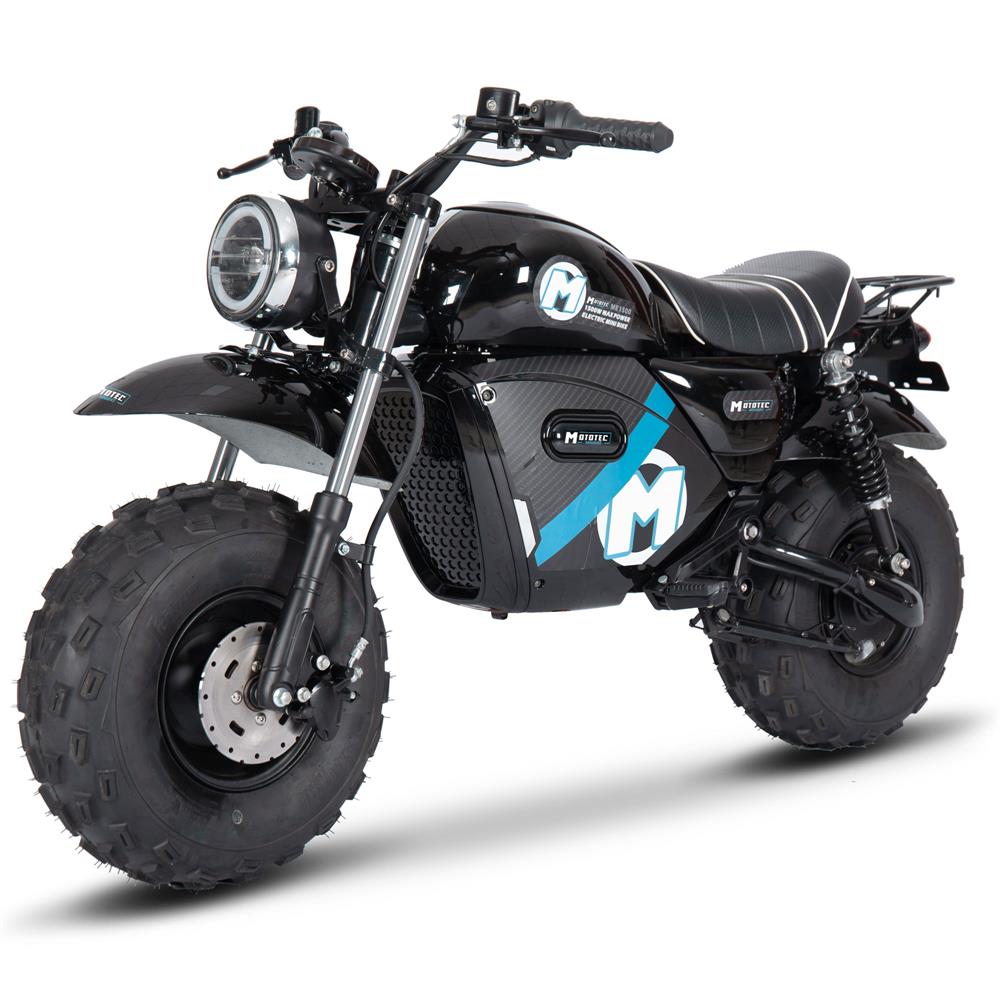 MotoTec 60V/20Ah 1500W Electric Mini Bike – Up to 32 MPH Recreational Off-Road Ride-On