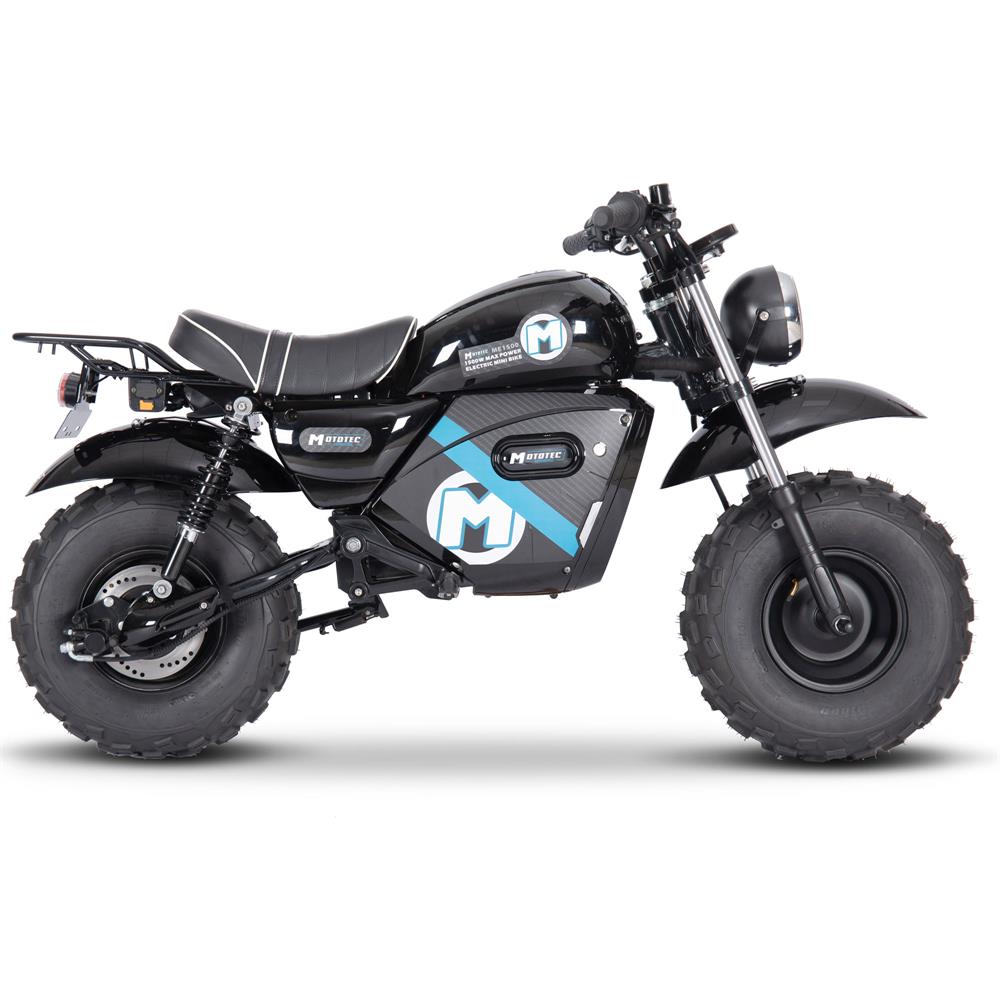MotoTec 60V/20Ah 1500W Electric Mini Bike – Up to 32 MPH Recreational Off-Road Ride-On
