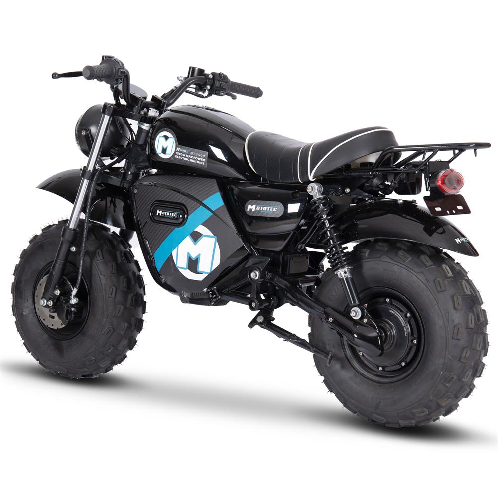MotoTec 60V/20Ah 1500W Electric Mini Bike – Up to 32 MPH Recreational Off-Road Ride-On