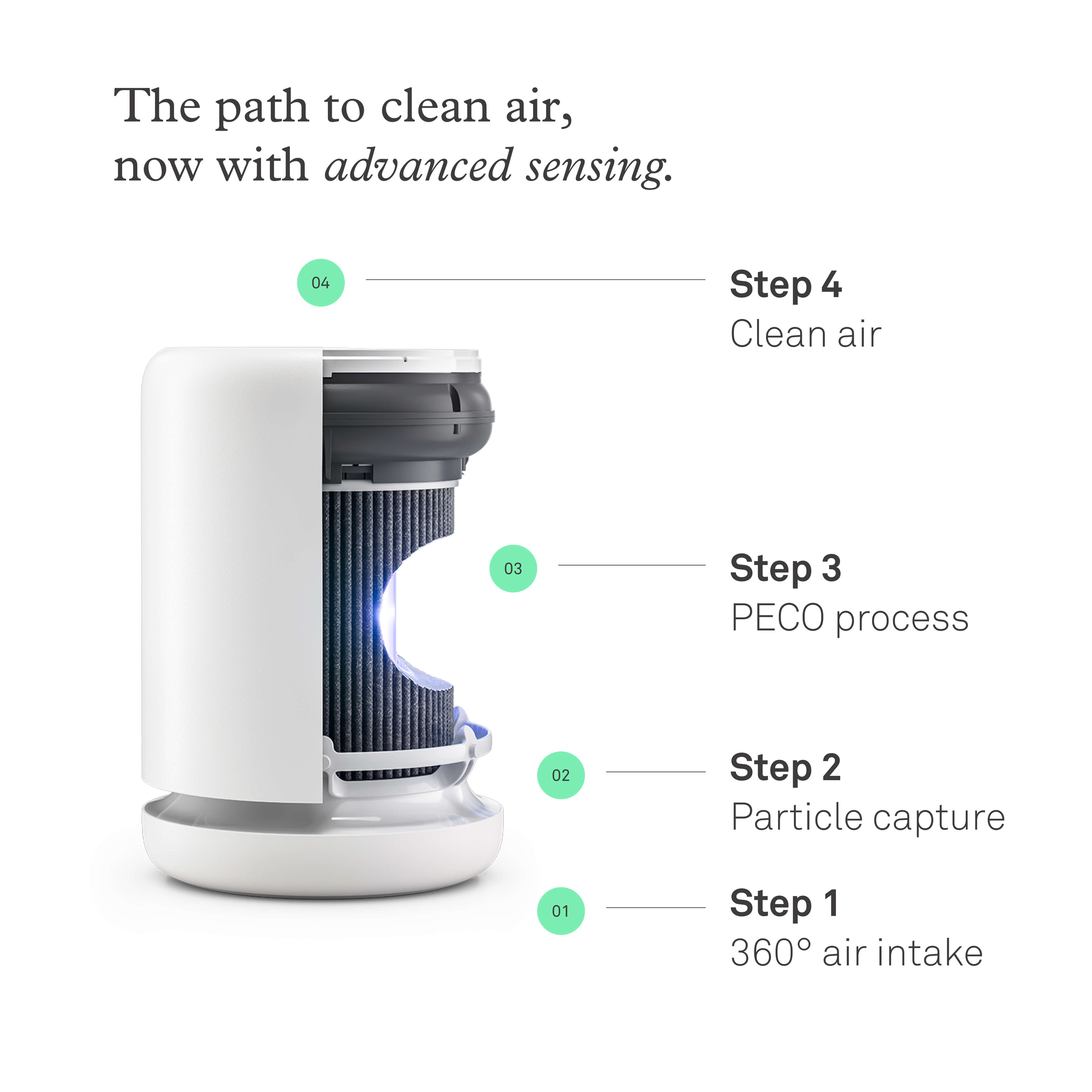 Air Mini / Mini+ PECO-HEPA Tri-Power Filter