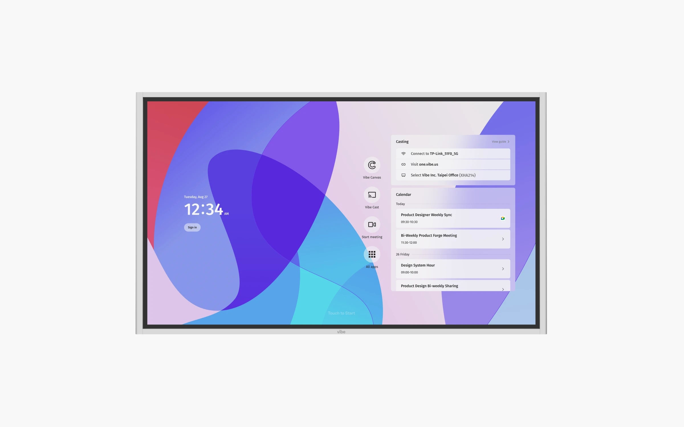 Vibe Board S1 55" | 4K UHD Smart Whiteboard