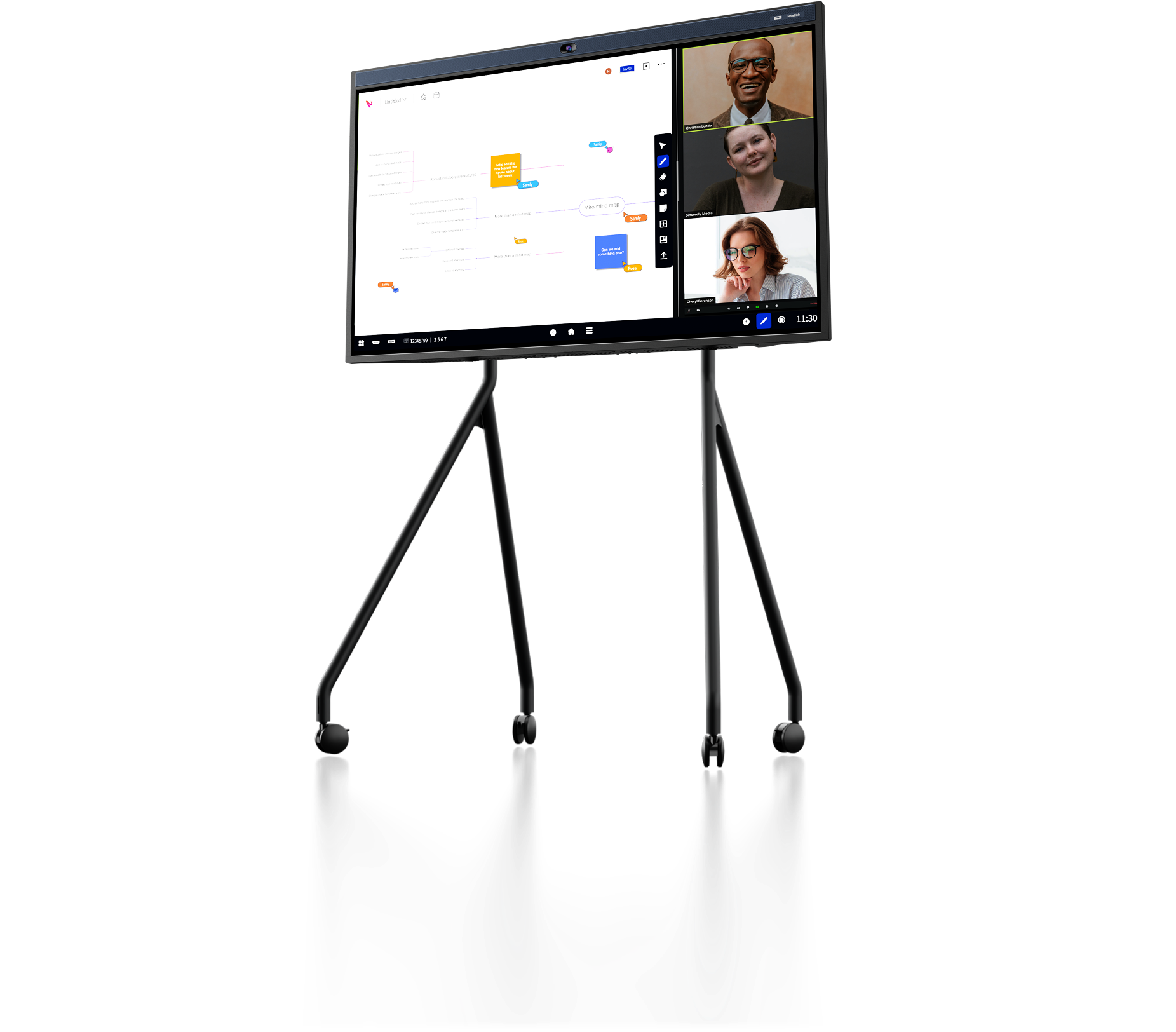 NearHub S55 55" UHD 4K Interactive Whiteboard Monitor
