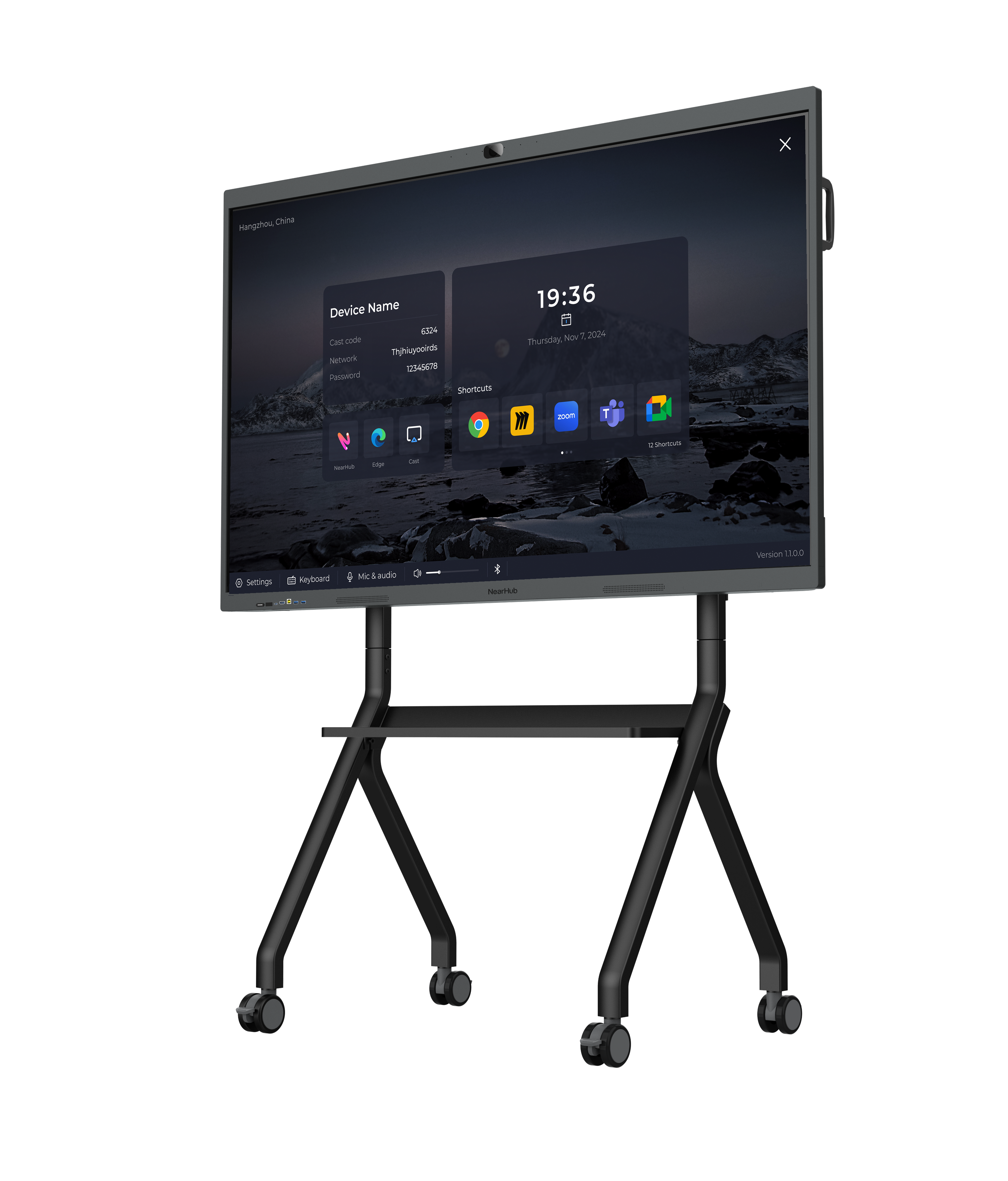 NearHub S75 Pro 75" UHD 4K Interactive Whiteboard Monitor with Windows OS