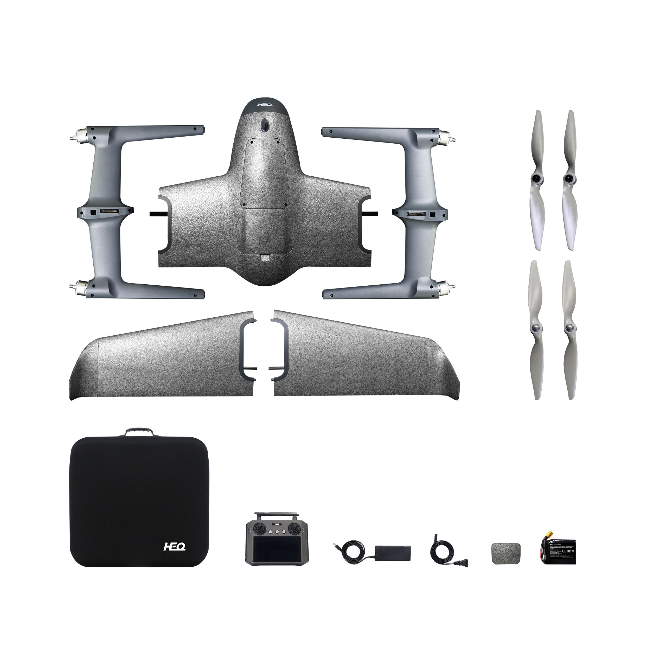 HEQ UAV Swan K1 PRO Base Combo Vertical Takeoff Wing Long Range Drone