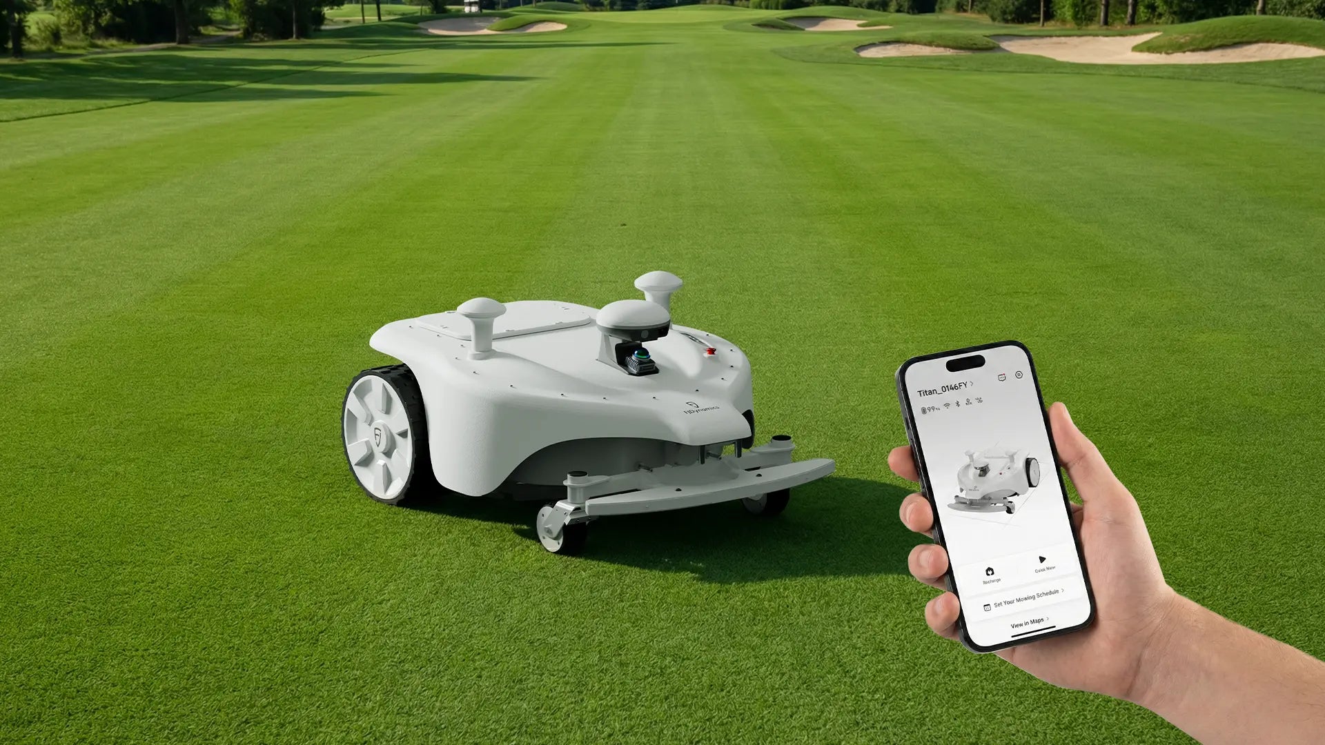 FJDynamics Titan Commercial Robotic Lawn Mower