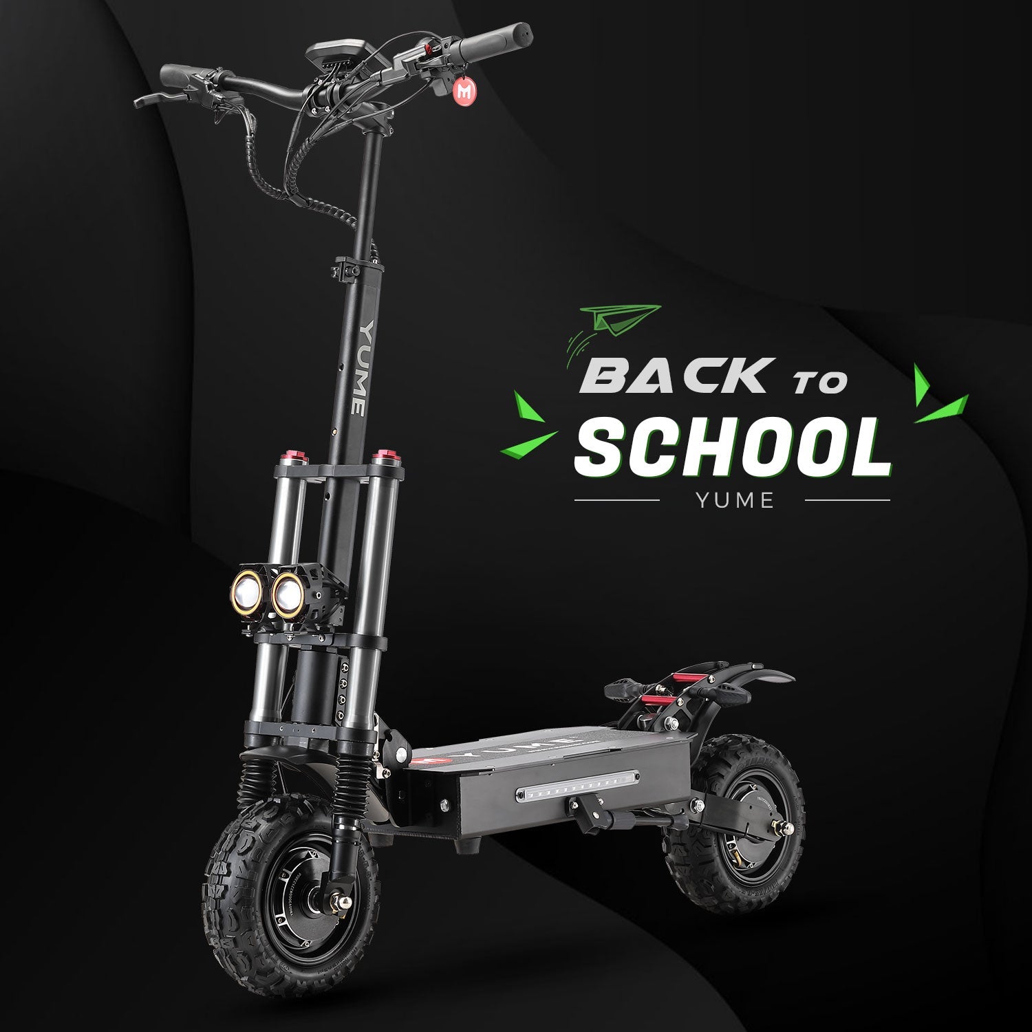 YUME Y11+ Electric Scooter - Dual Motor