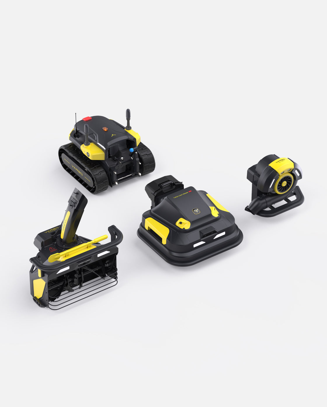 Yarbo 3-in-1 Yard Care Bundle | Robotic Lawn Mower Pro, Leaf Blower, Snow Blower