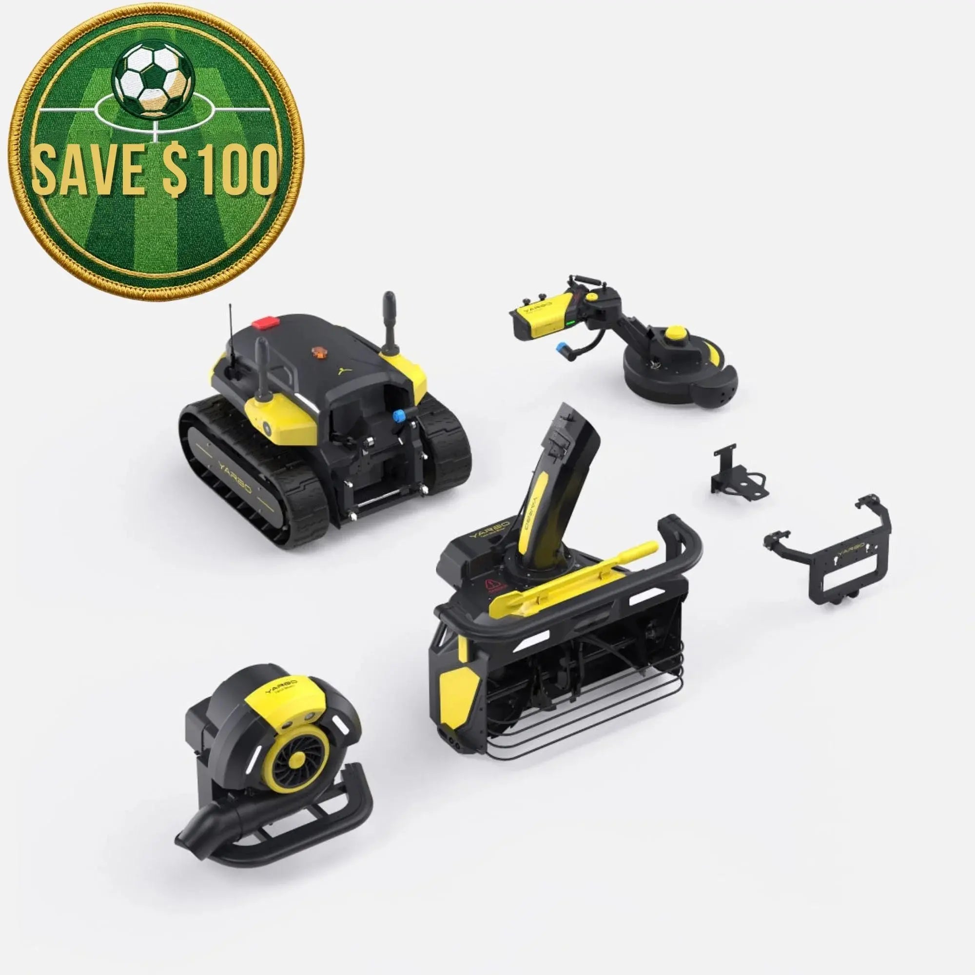Yarbo Snow Blower + Leaf Blower + Trimmer