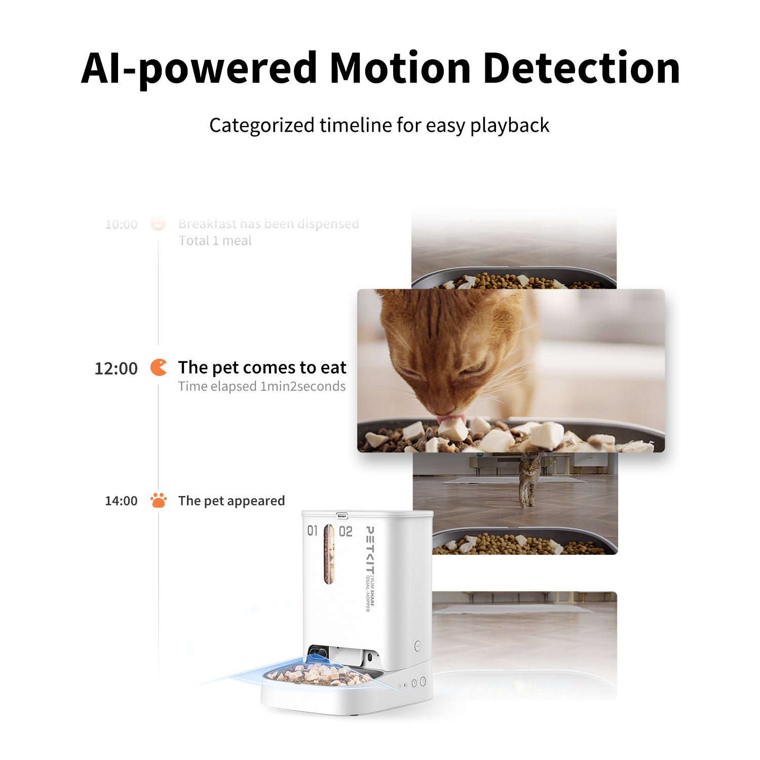 YumShare Dual-hopper Automatic Feeder with Camera