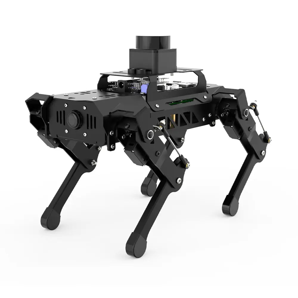 Hiwonder PuppyPi Pro Quadruped Robot with AI Vision Powered by Raspberry Pi 5 ROS Open Source Robot Dog (Raspberry Pi 5 4GB Included)