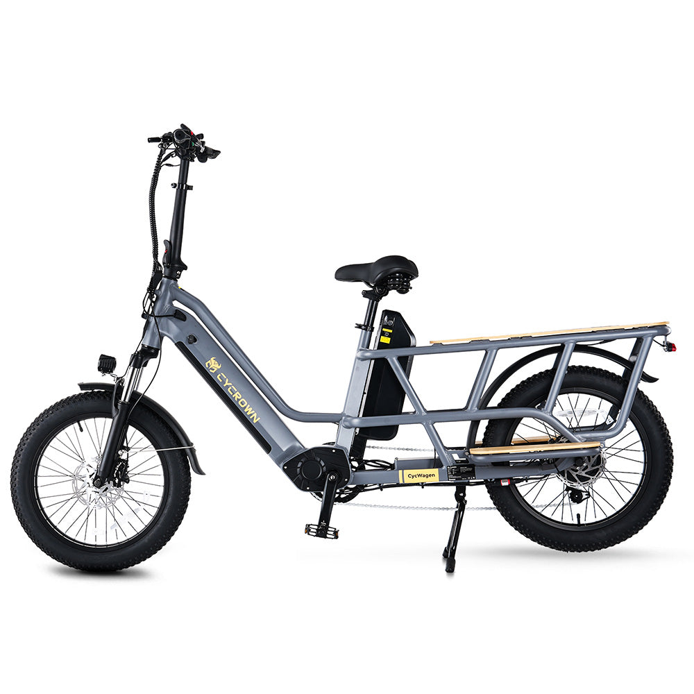 CYCROWN CycWagen Dual Battery Longtail Cargo Ebike