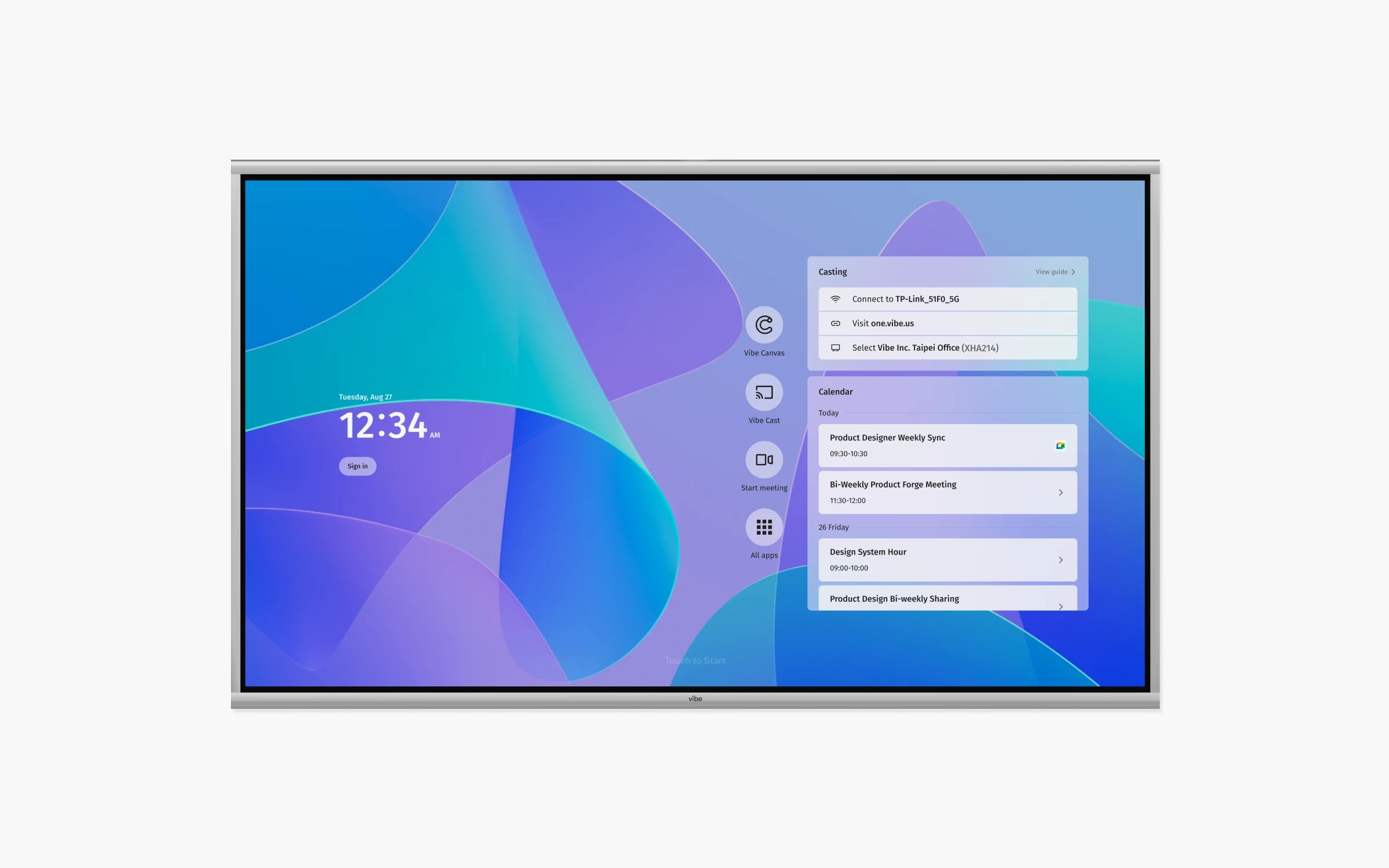 Vibe Board S1 75" | 4K UHD Smart Whiteboard
